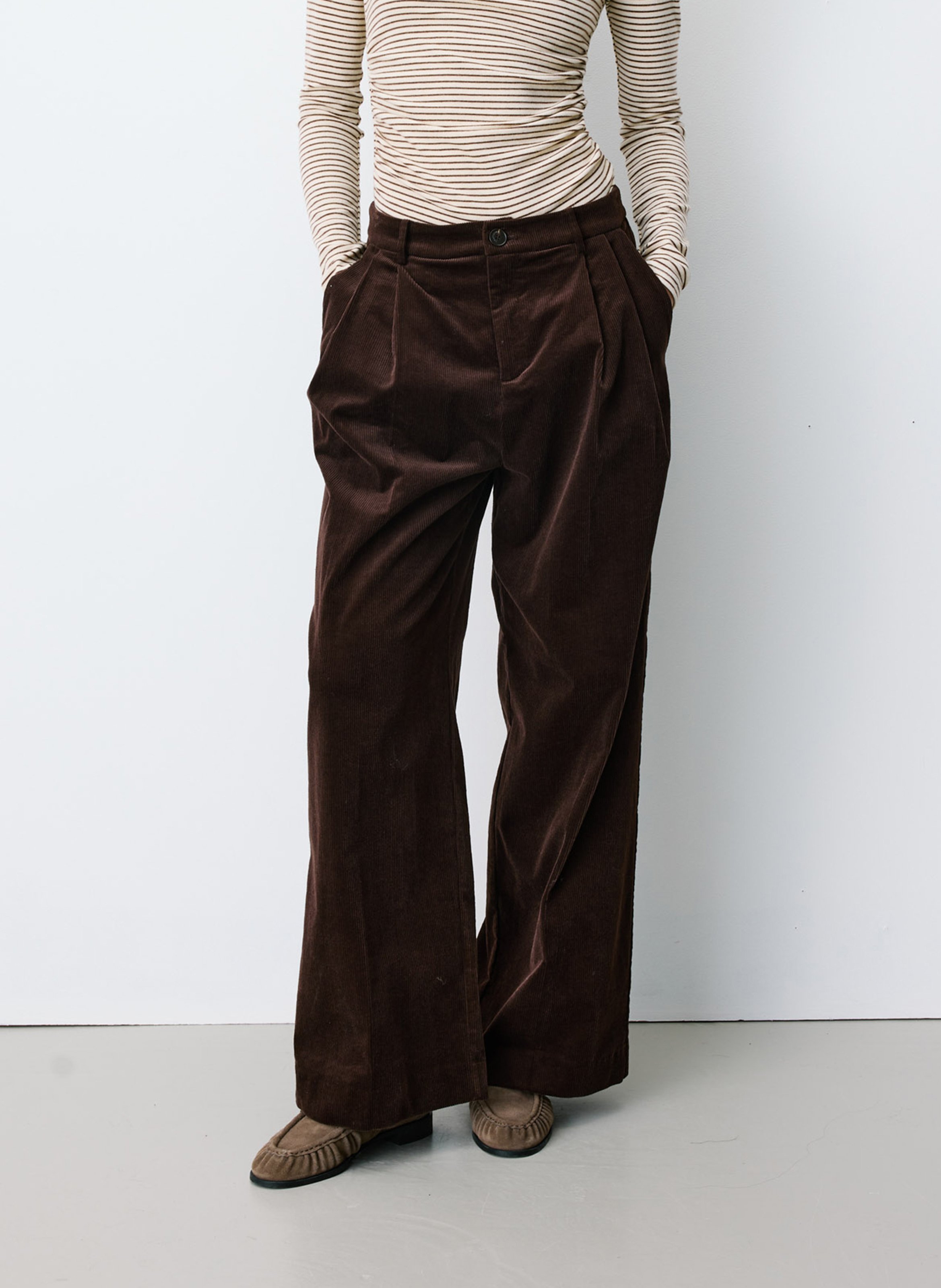 Weit geschnittene Cordhose GRACE ET MILA