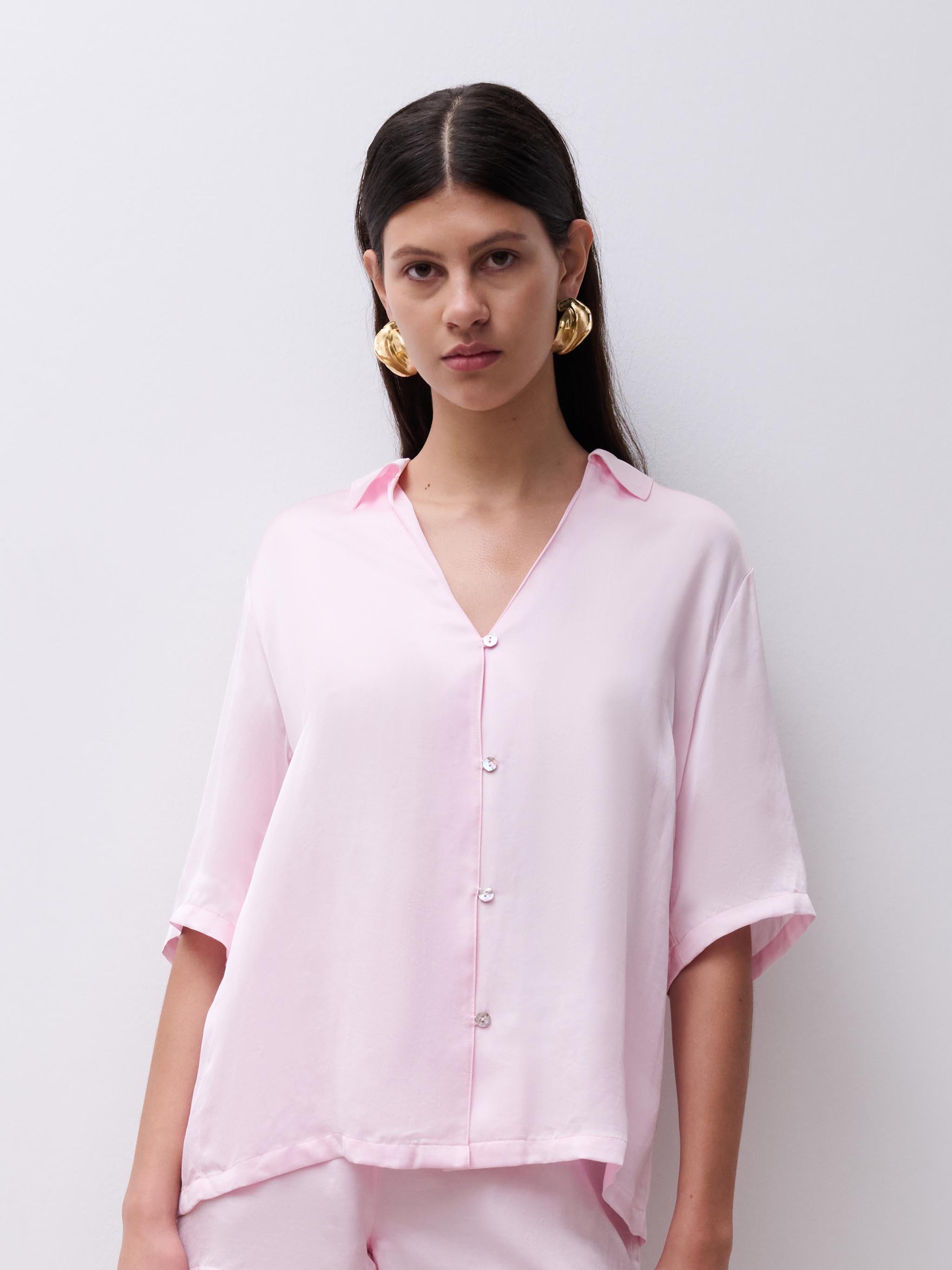 Short-sleeved shirt CHANTELLE Pink