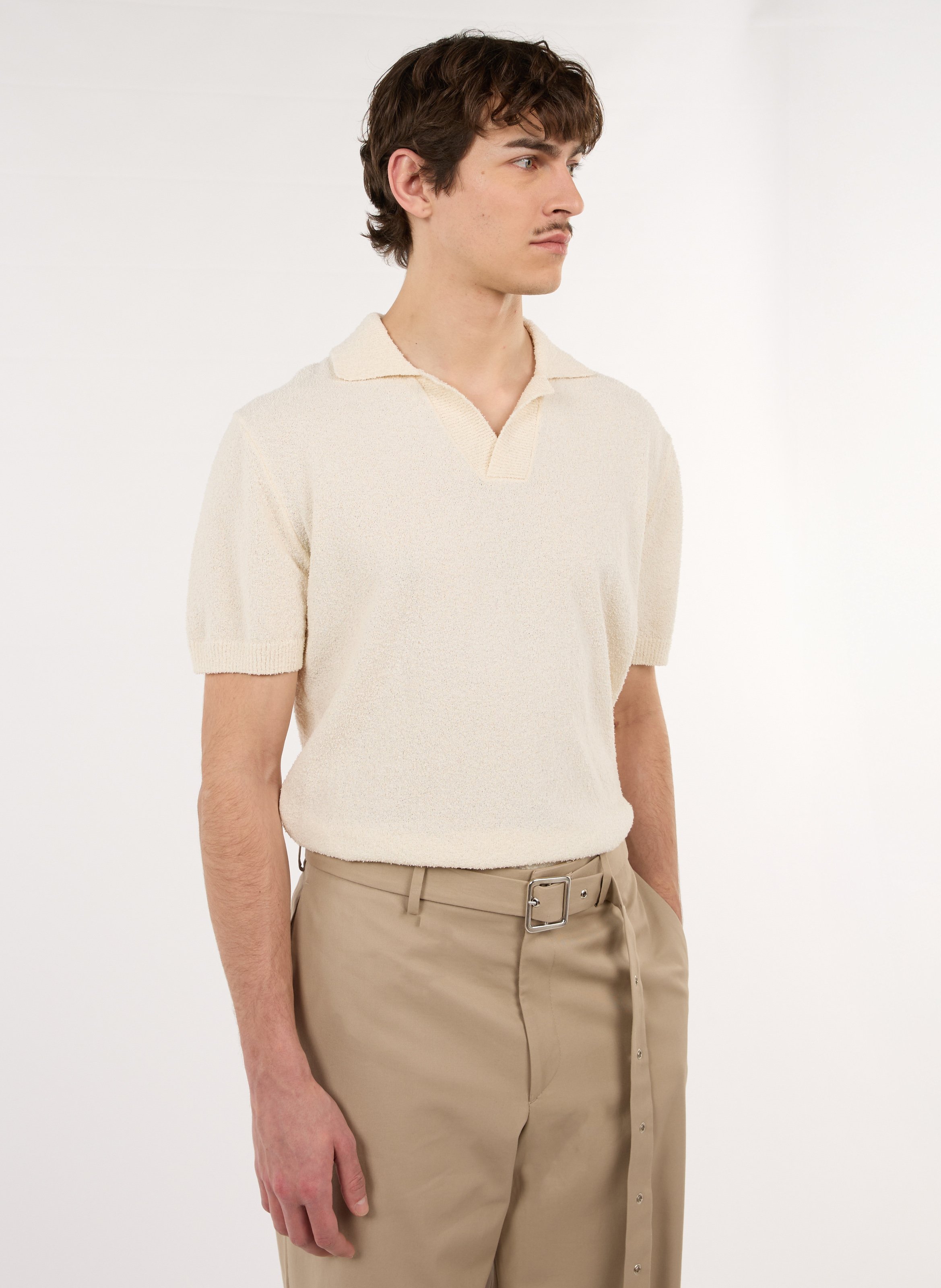 Gerade geschnittenes Poloshirt aus Baumwoll-Mix SAISON 1865