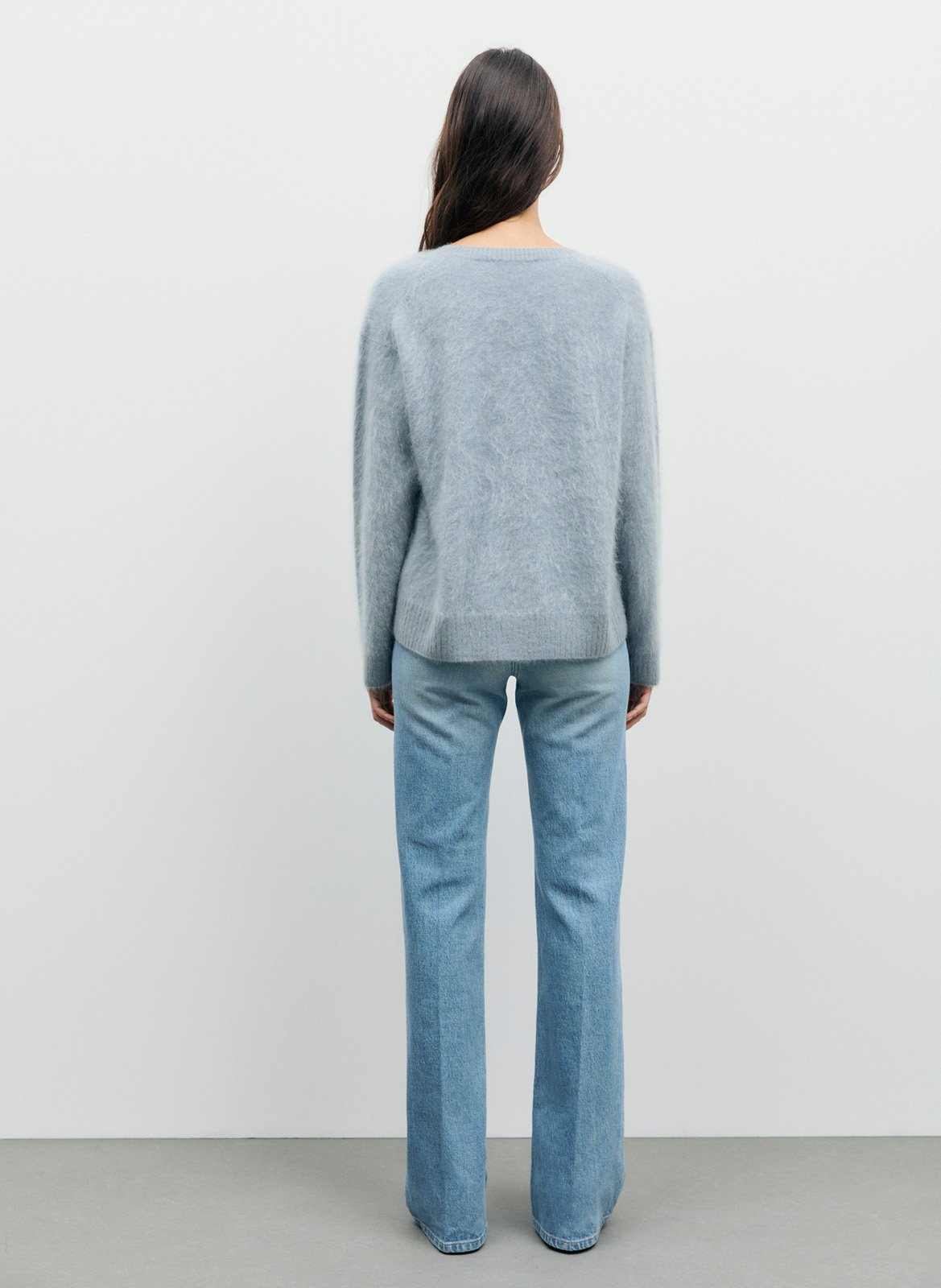 Brushed cashmere sweater GERARD DAREL Blue