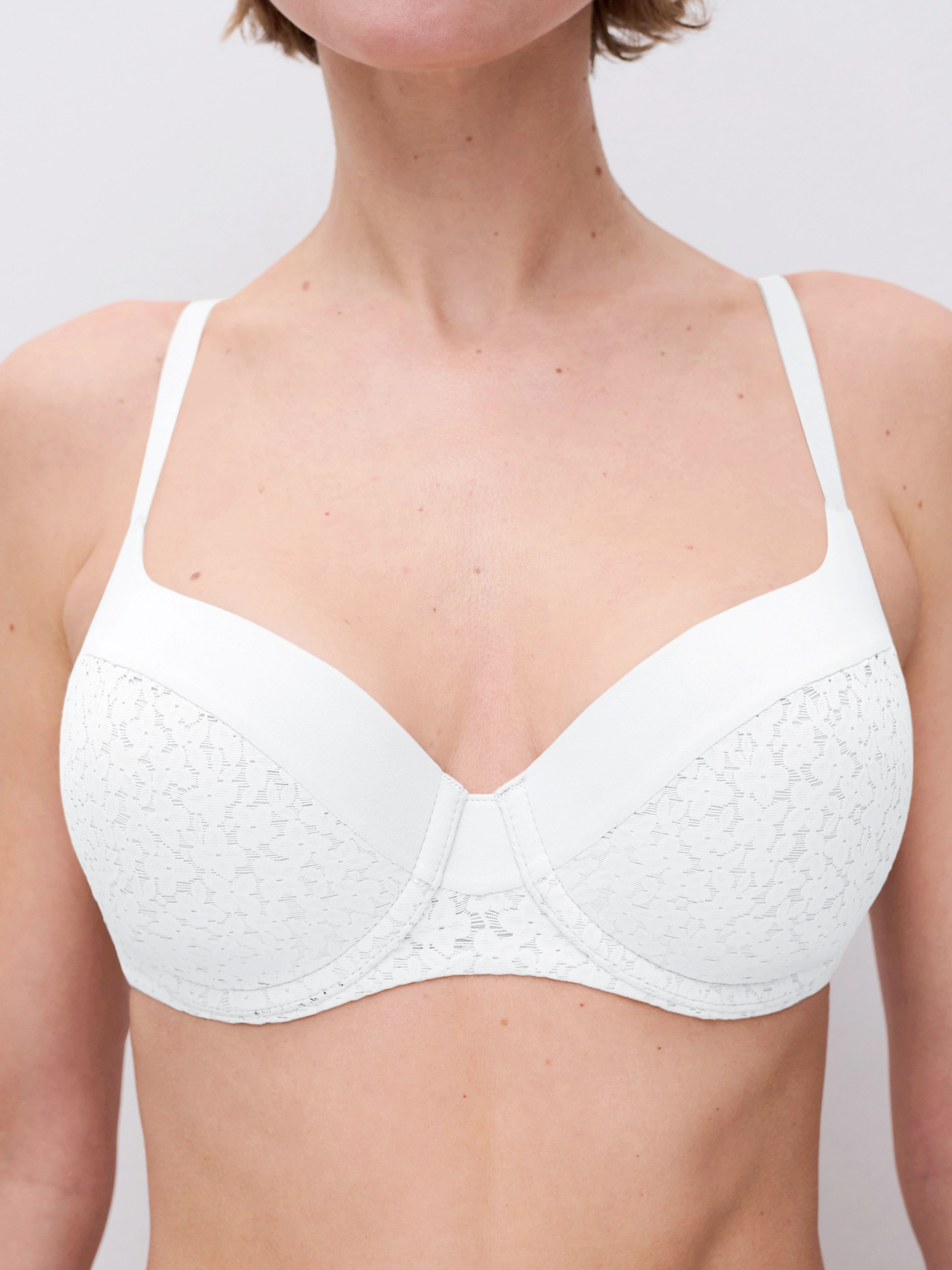 Full-cup bra CHANTELLE White