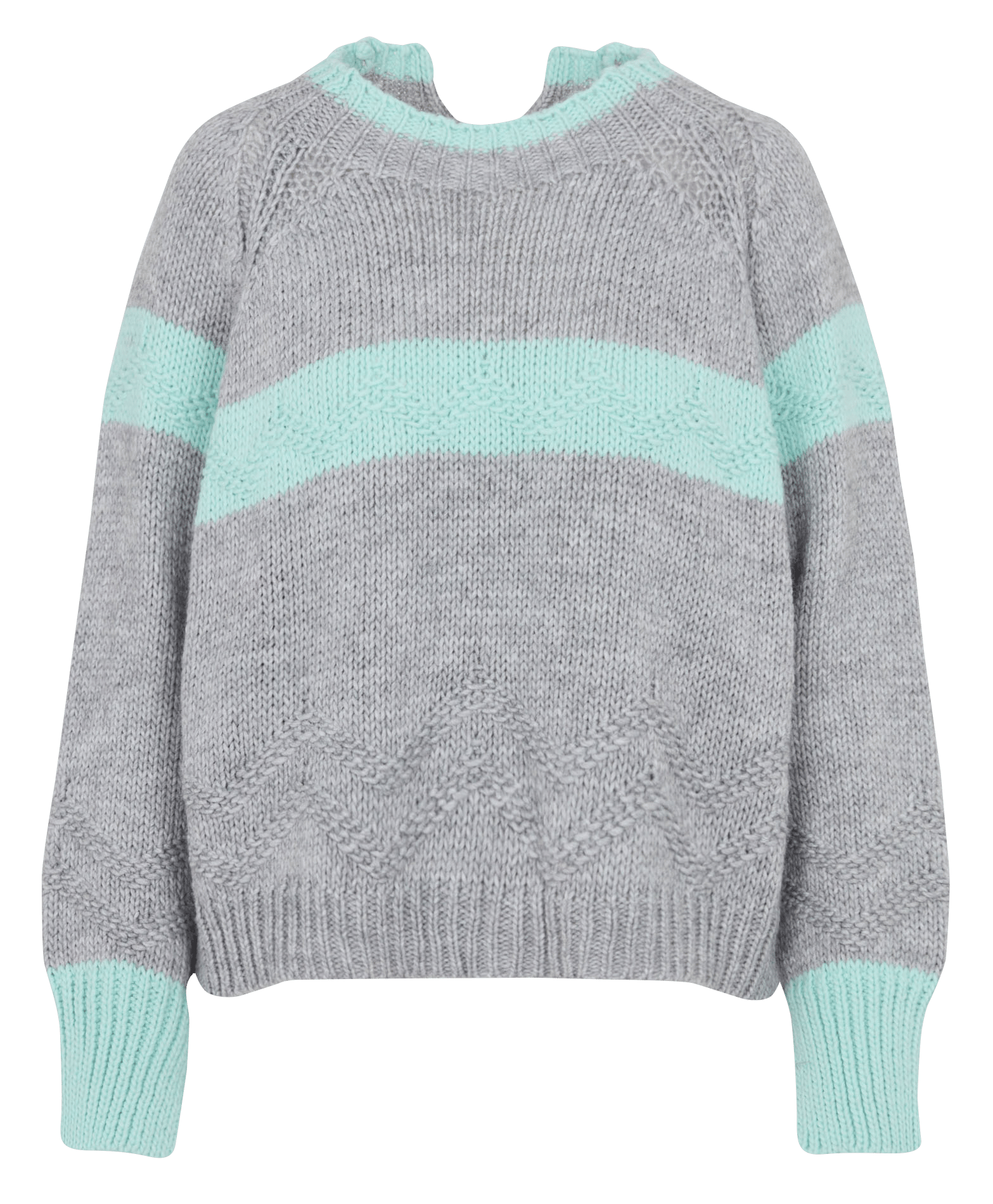 Pull ample manches longues DR BLOOM Argent