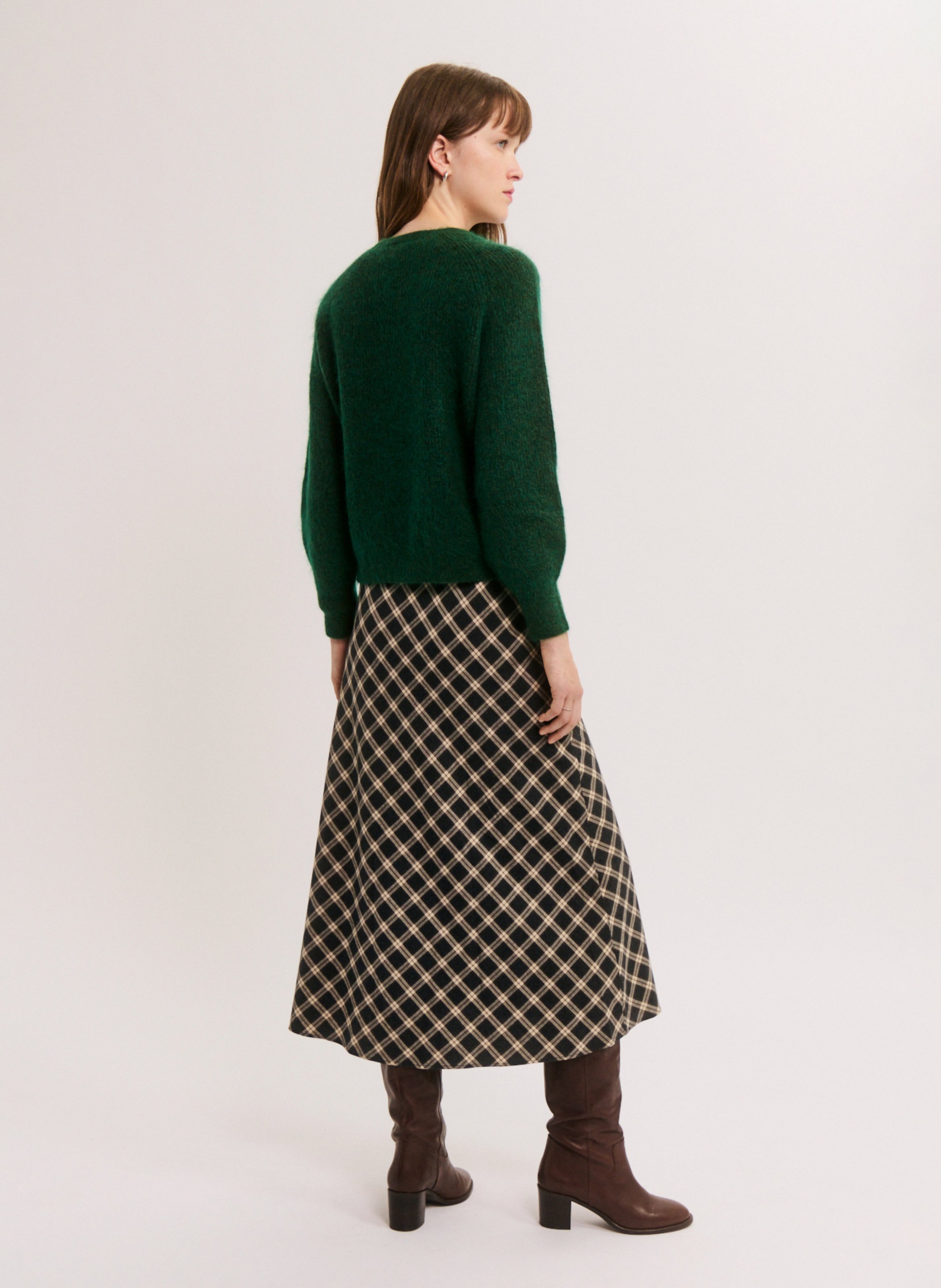 Oversized trui | wolblend PABLO Groen