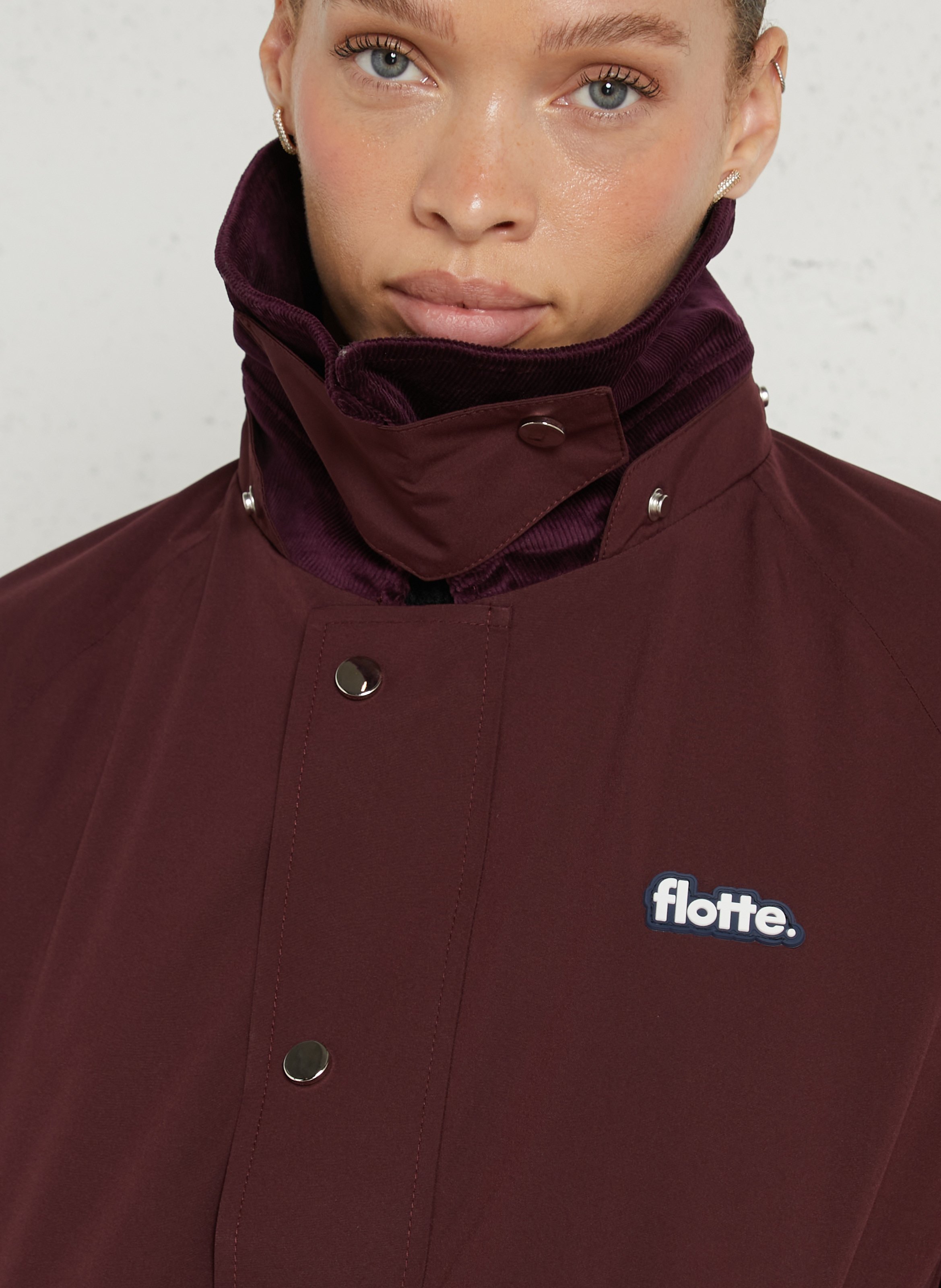 Jacket with classic collar FLOTTE Plums