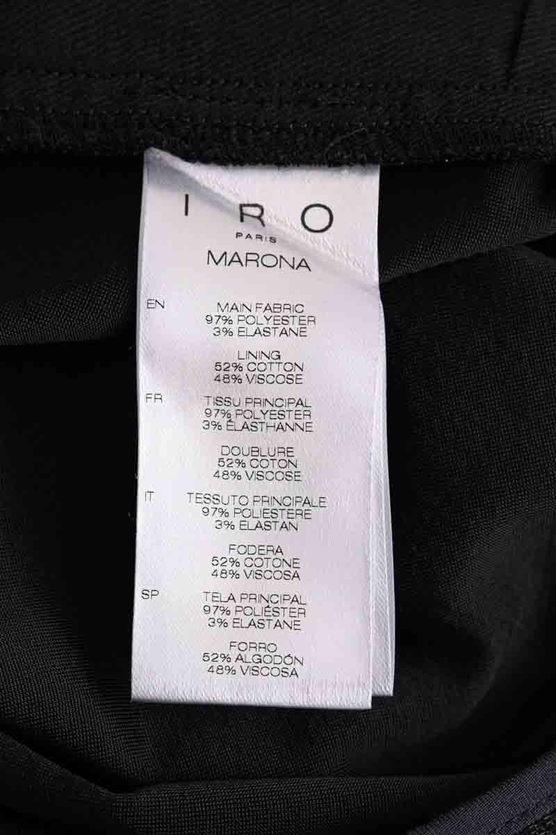Straight-leg pants IRO - Seconde Main Black