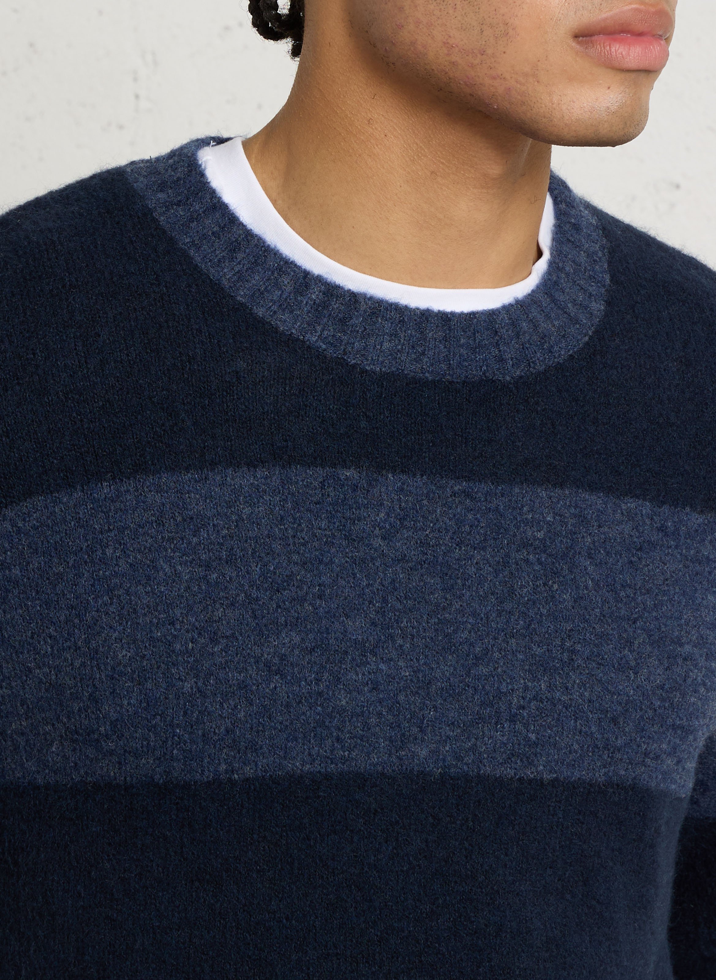 Gerader Streifenpullover PEPE JEANS Blau