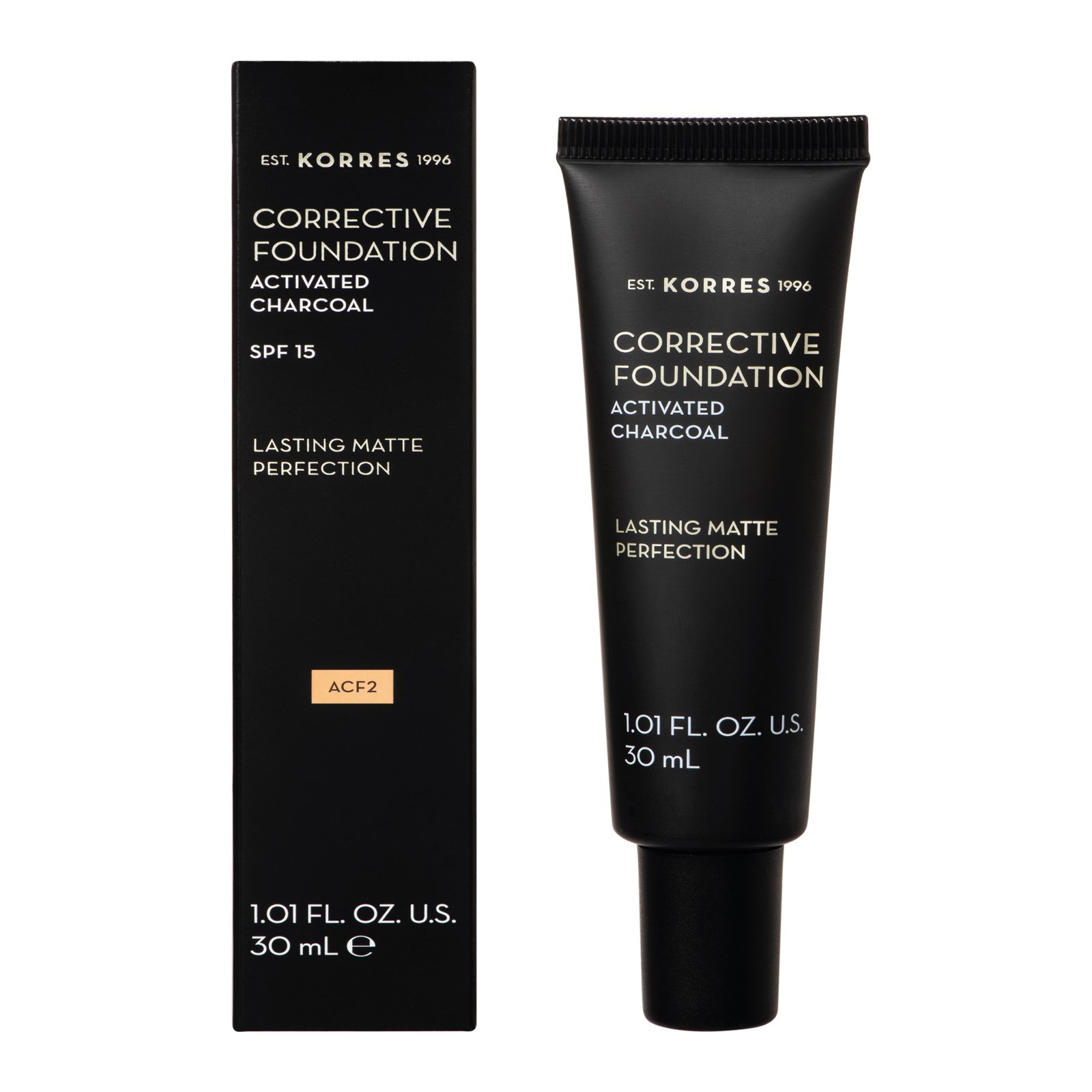 Fond de teint correcteur, Charbon Actif SPF15 KORRES Teinte 2