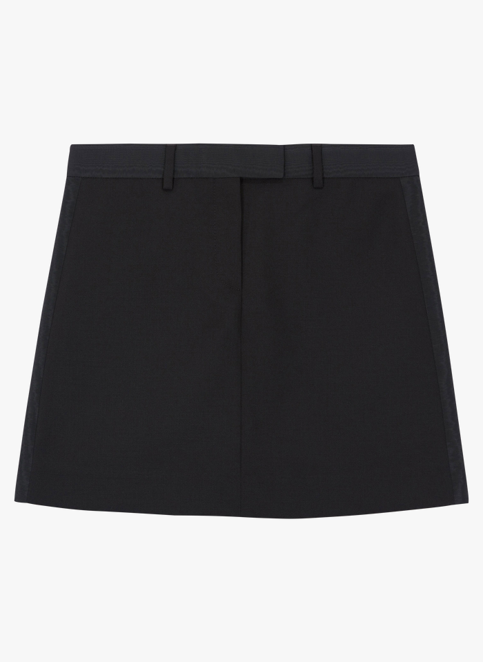 Short Wool Skirt Black The Kooples - Women | Place des Tendances