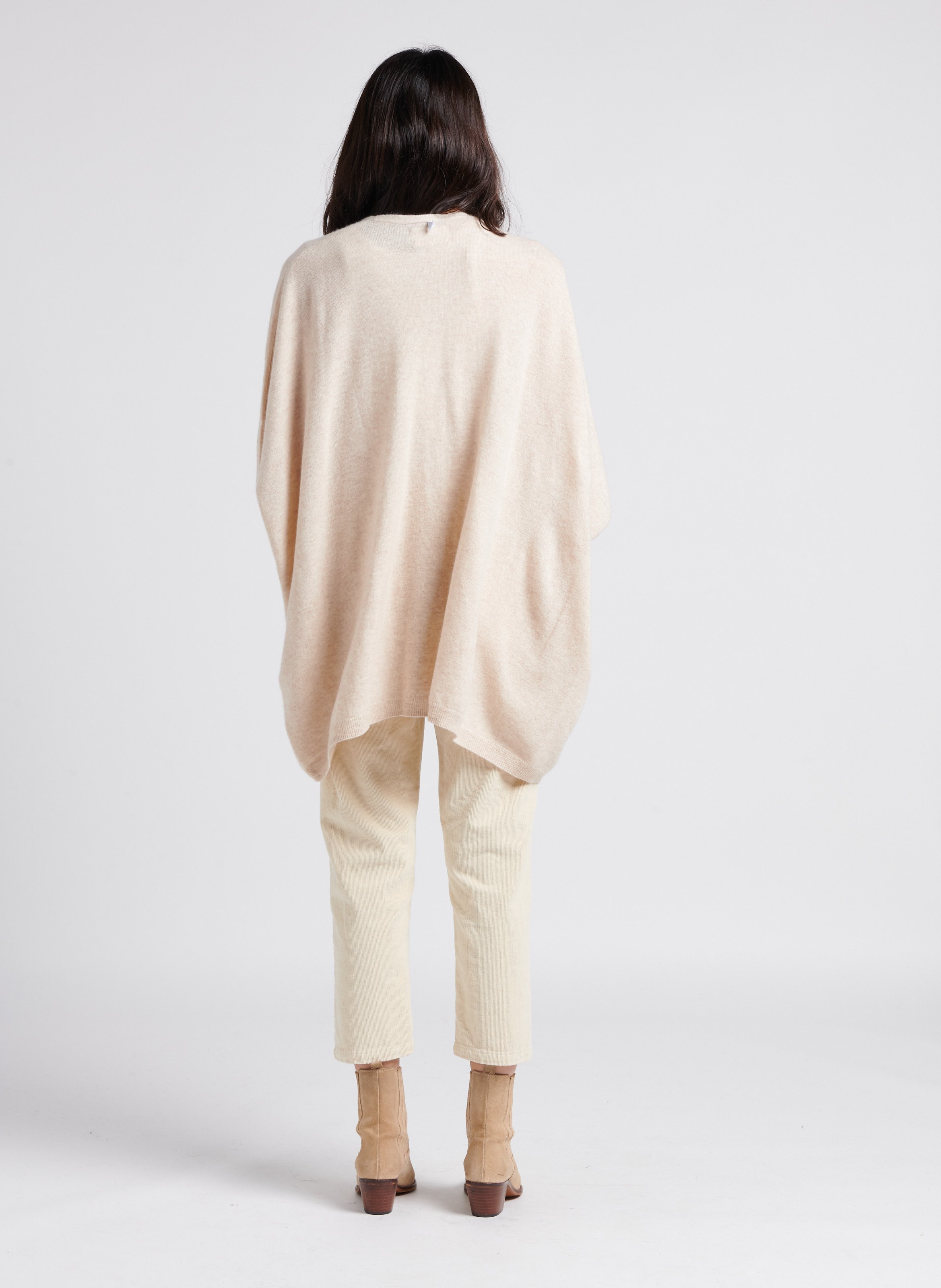 Cashmere poncho SUD EXPRESS Beige