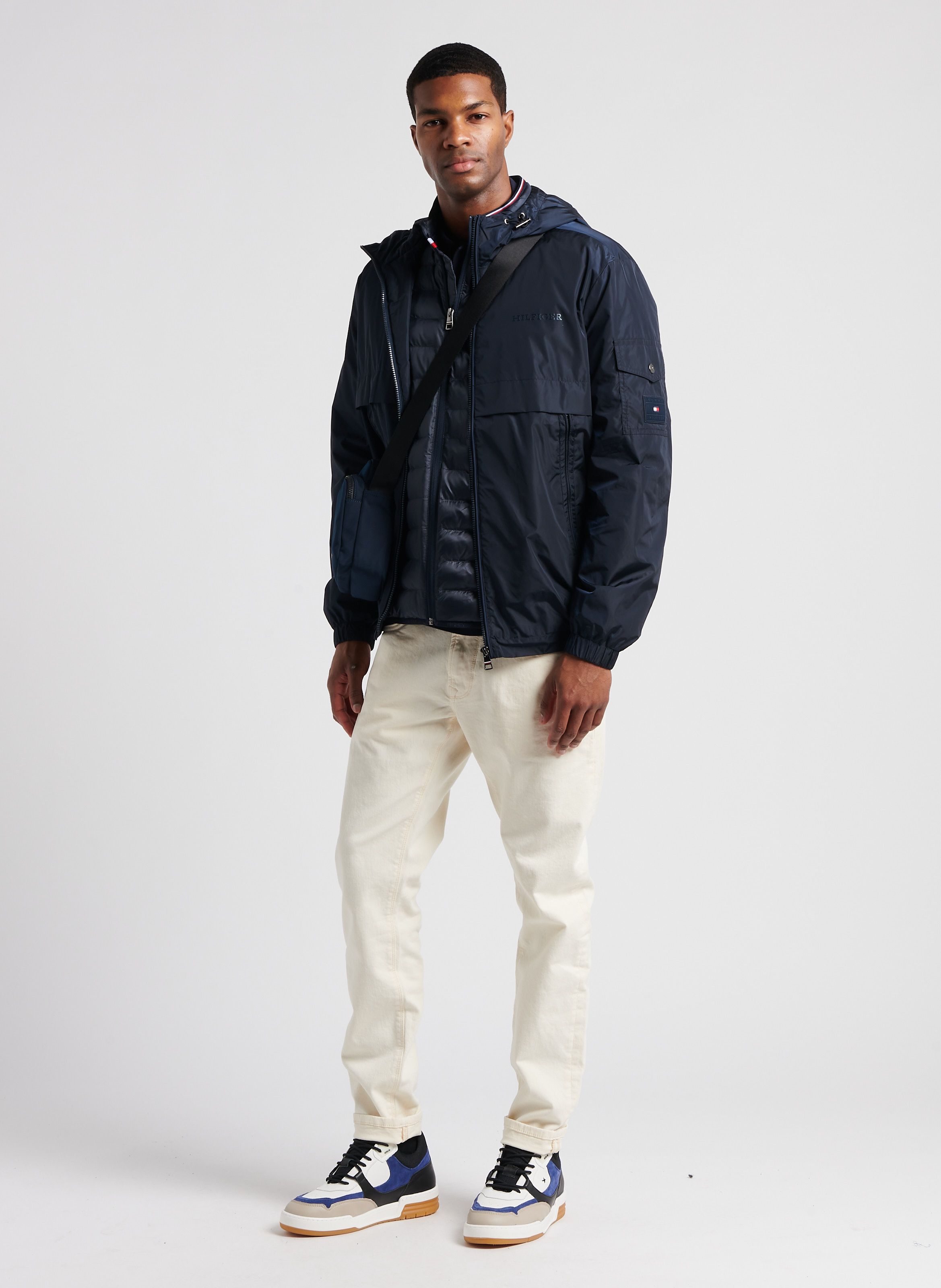 Polo cotton sale blend windbreaker