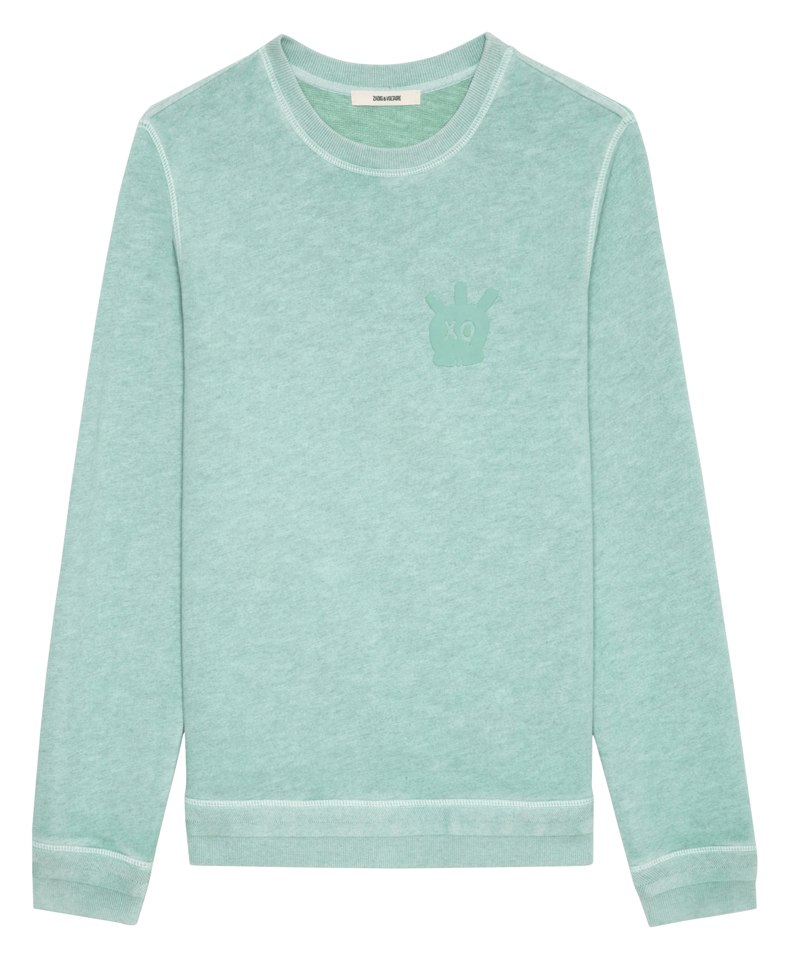 Sweatshirt col rond molletonné en coton  ZADIG&VOLTAIRE Bleu