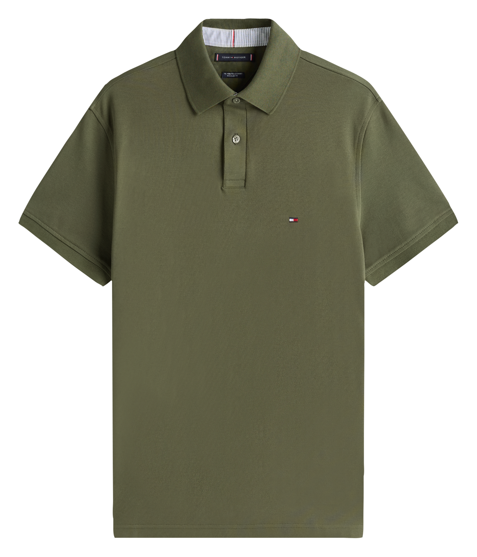 Poloshirt aus Bio-Baumwoll-Mix, Regular Fit  Army green