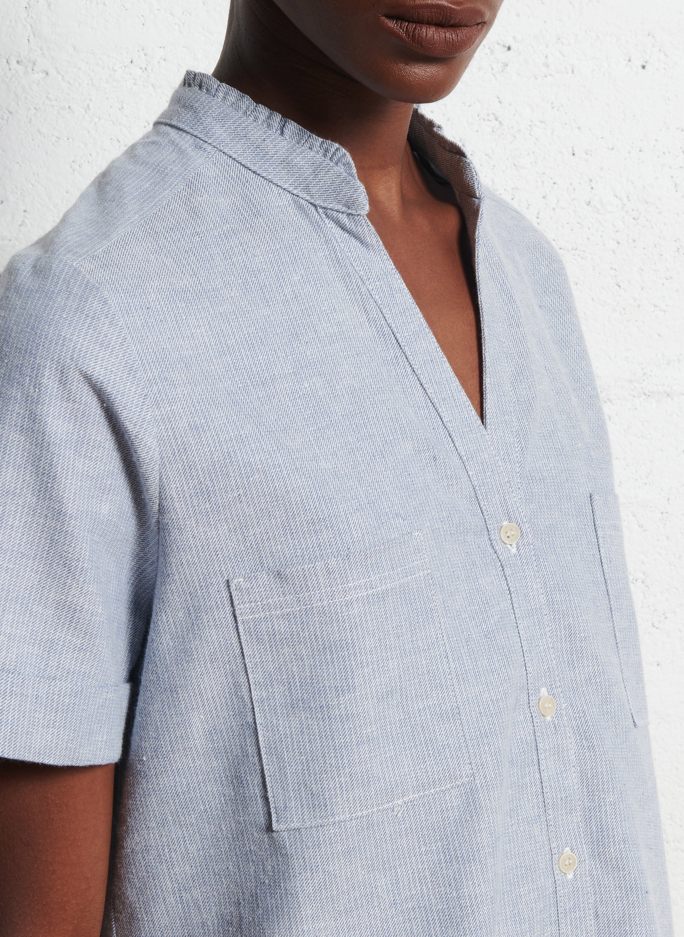 Sheer dress ONE STEP Blue