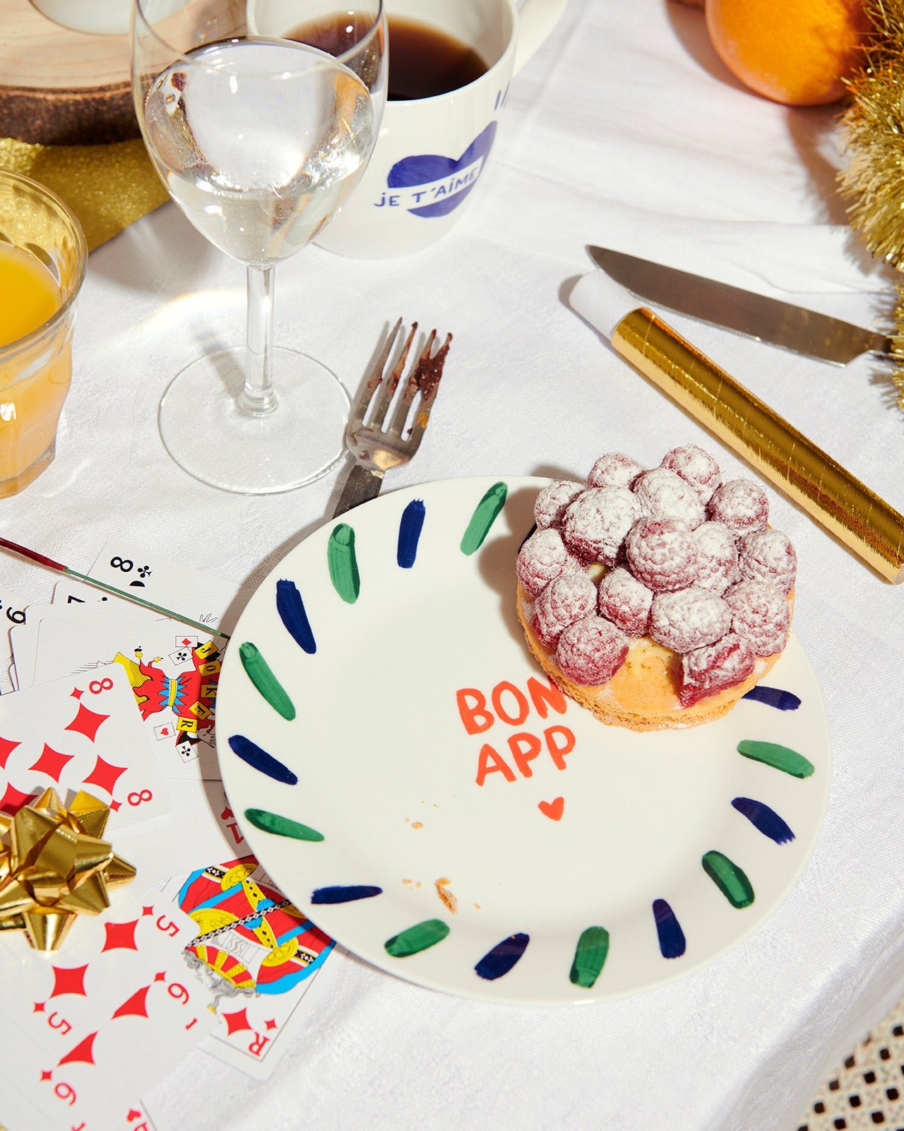 The dessert plate bon app' EMOI EMOI White