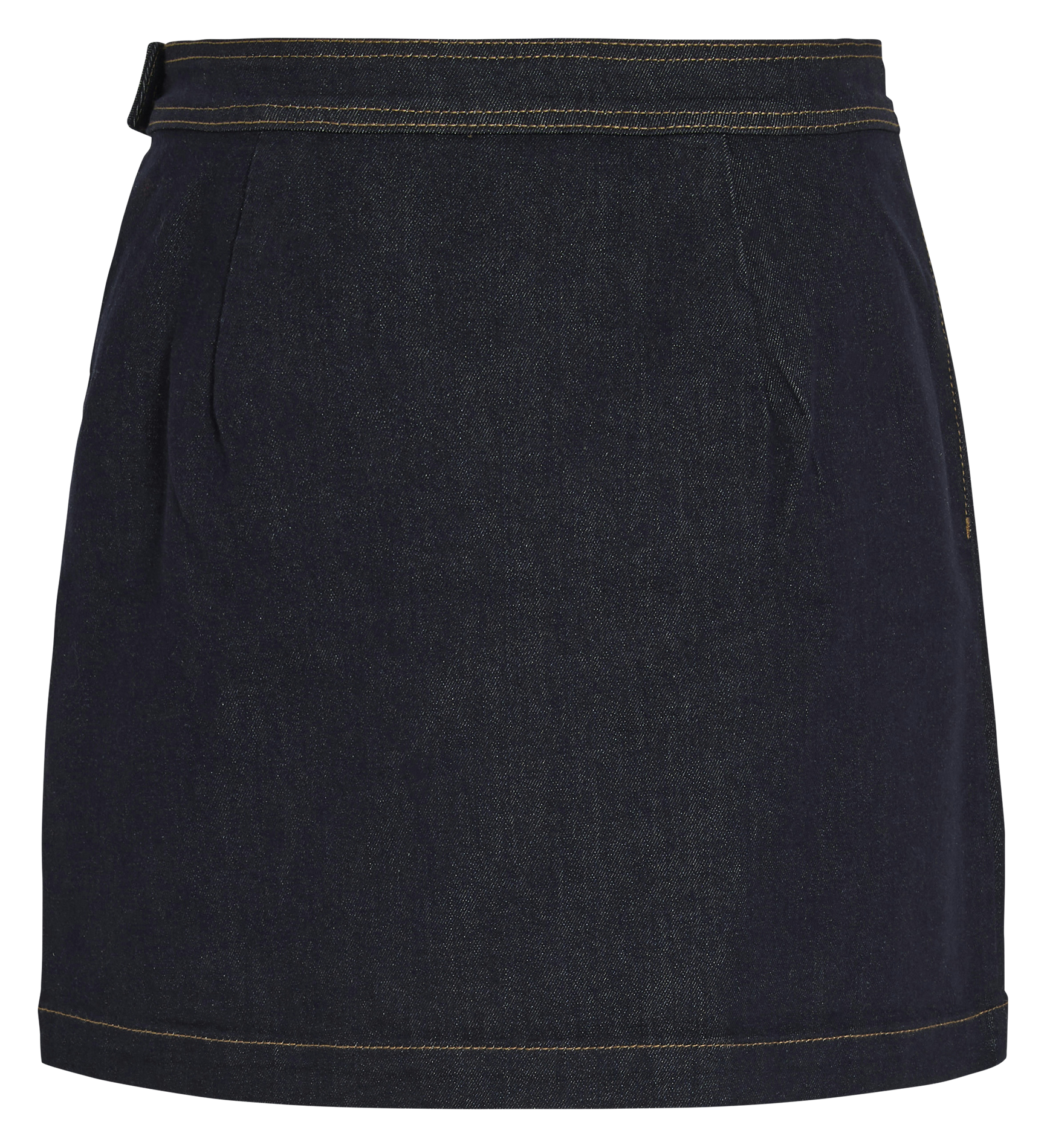 Jupe courte en coton mélangé Bleu