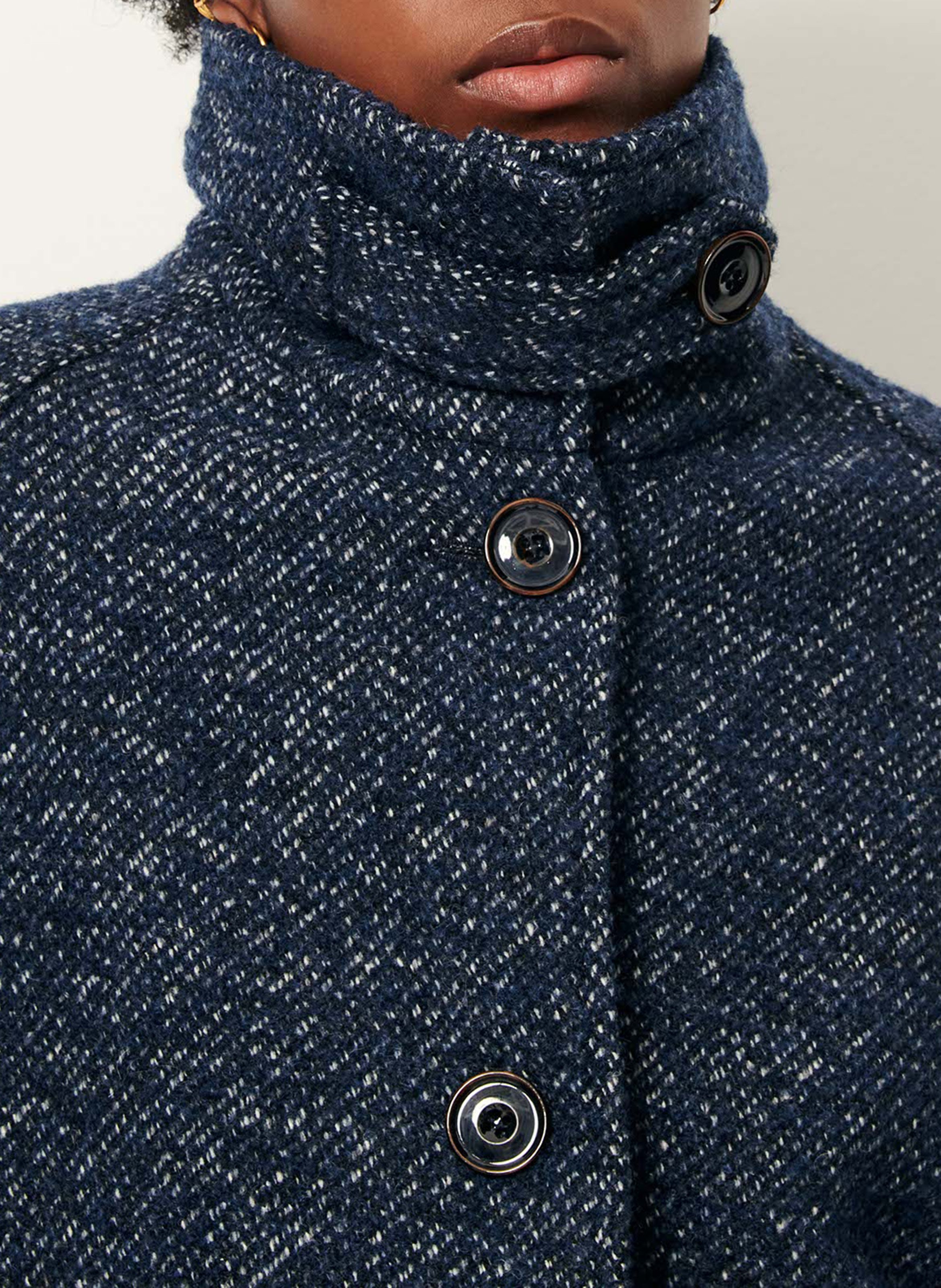 Veste oversize col montant SESSUN Bleu