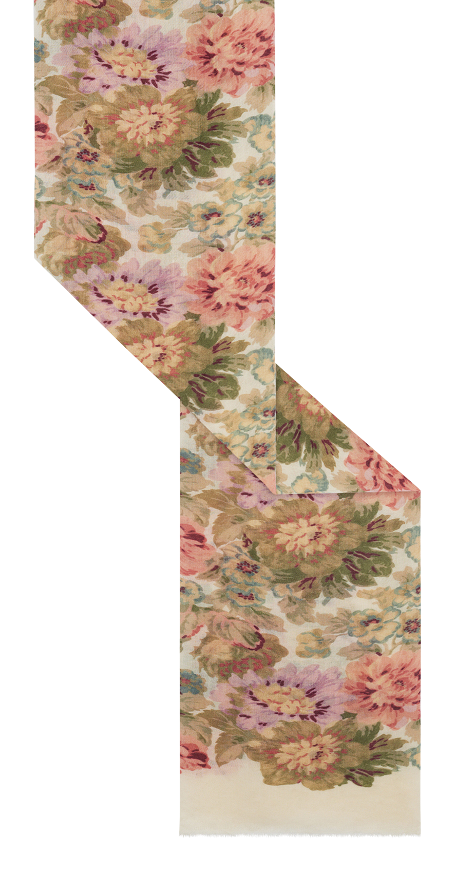 Printed wool-blend scarf GERARD DAREL Beige