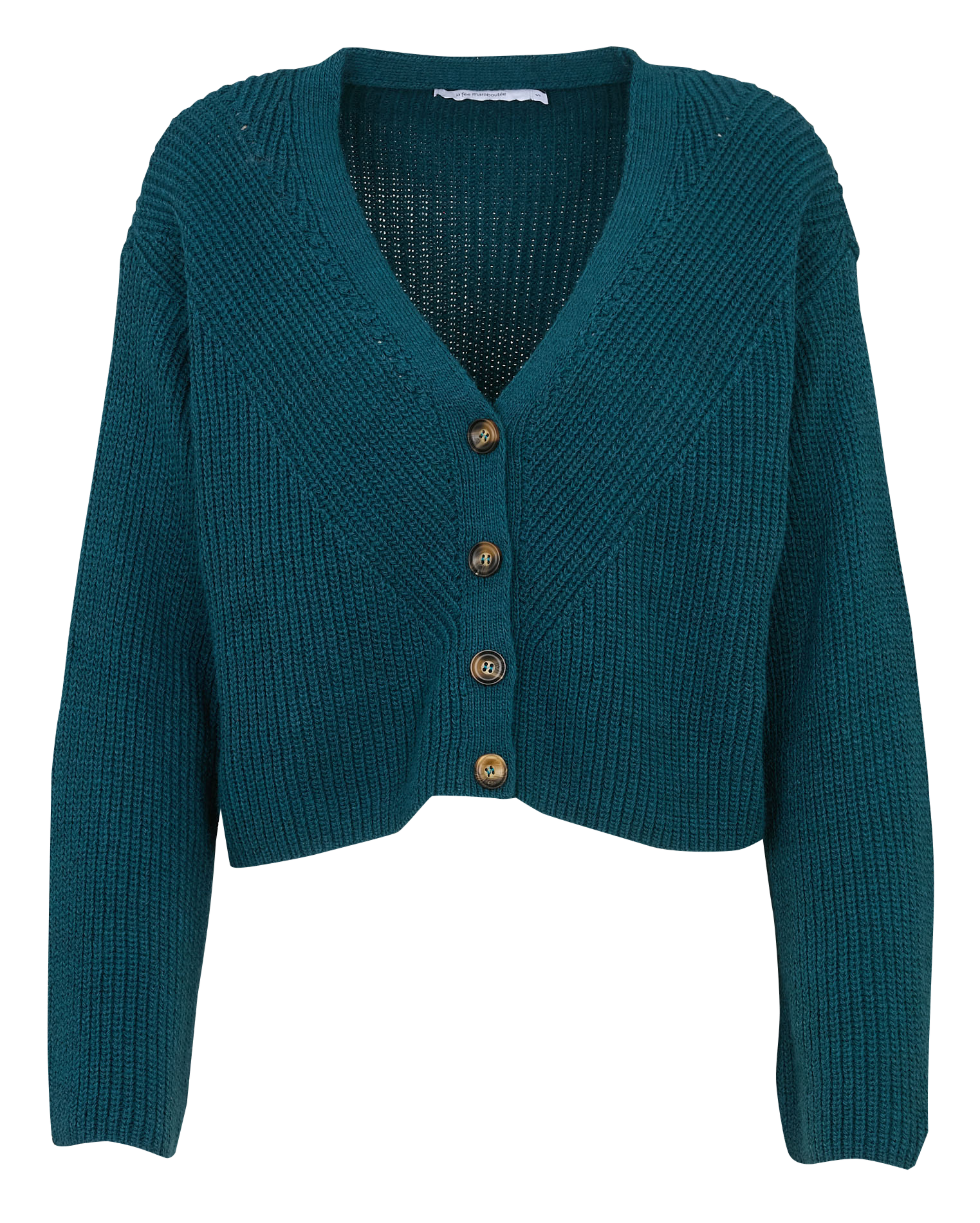 Strickjacke - Schalkragen LA FEE MARABOUTEE Blau