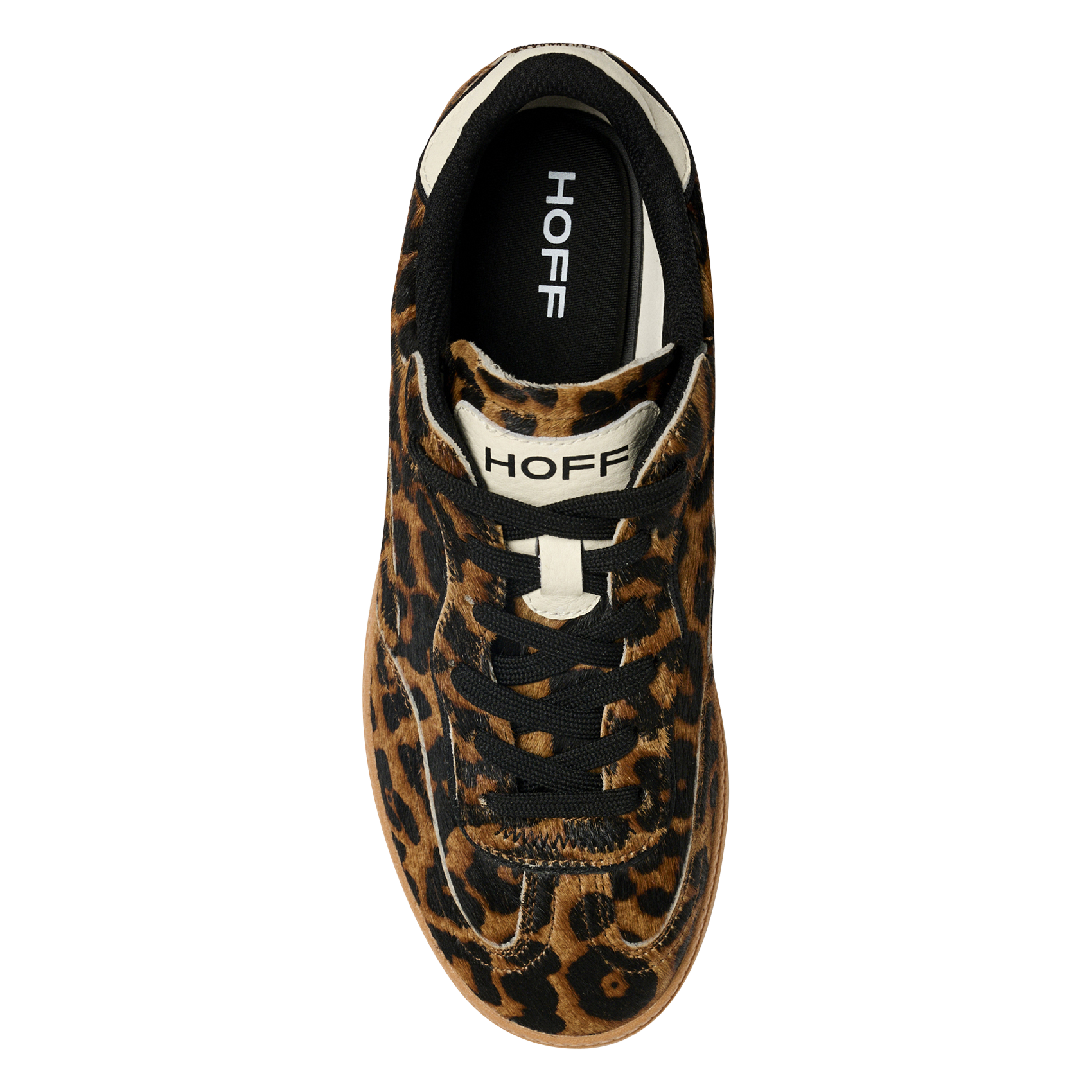 Low-top sneakers in mixed pony leather HOFF Brown