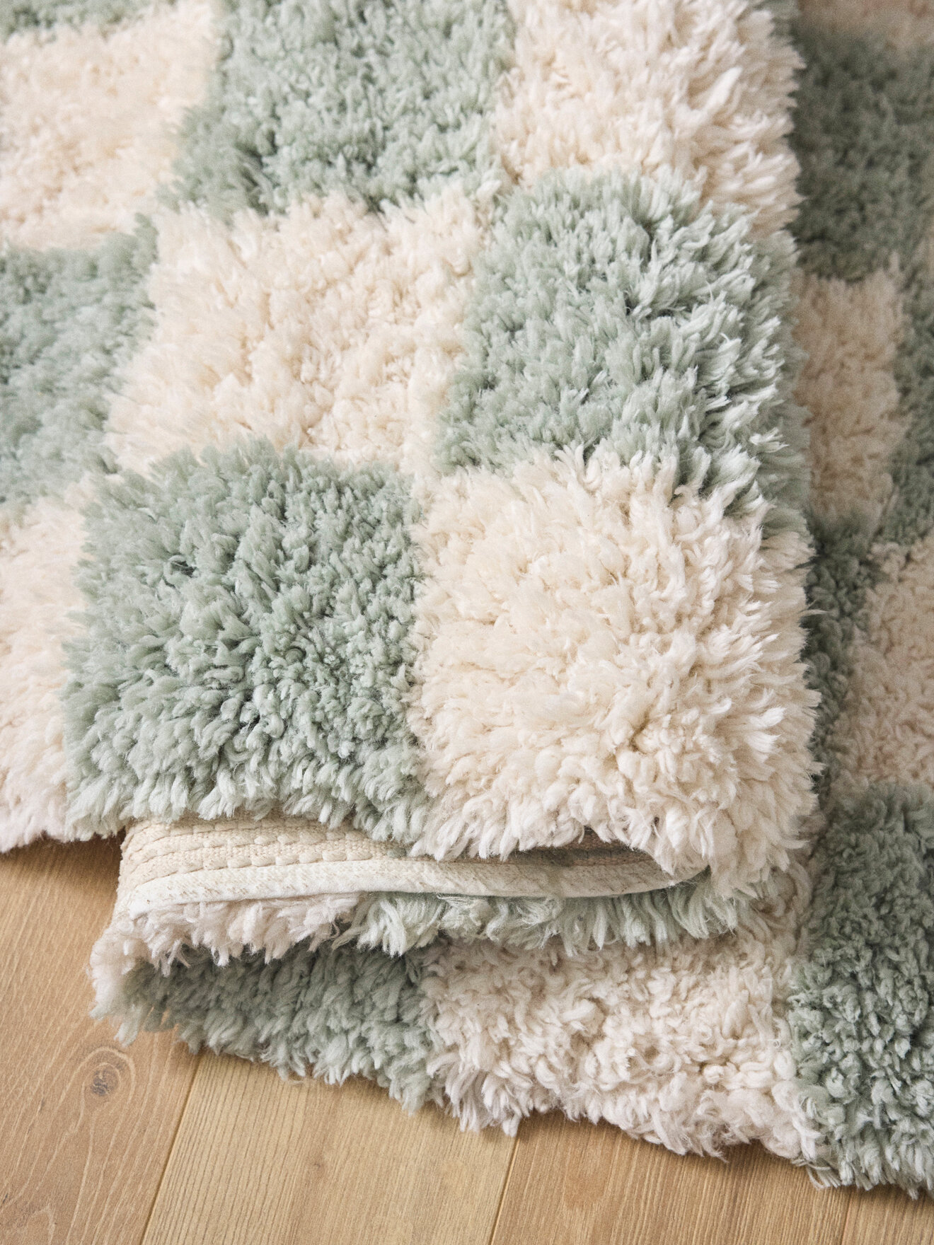 Checkerboard mat CYRILLUS Green