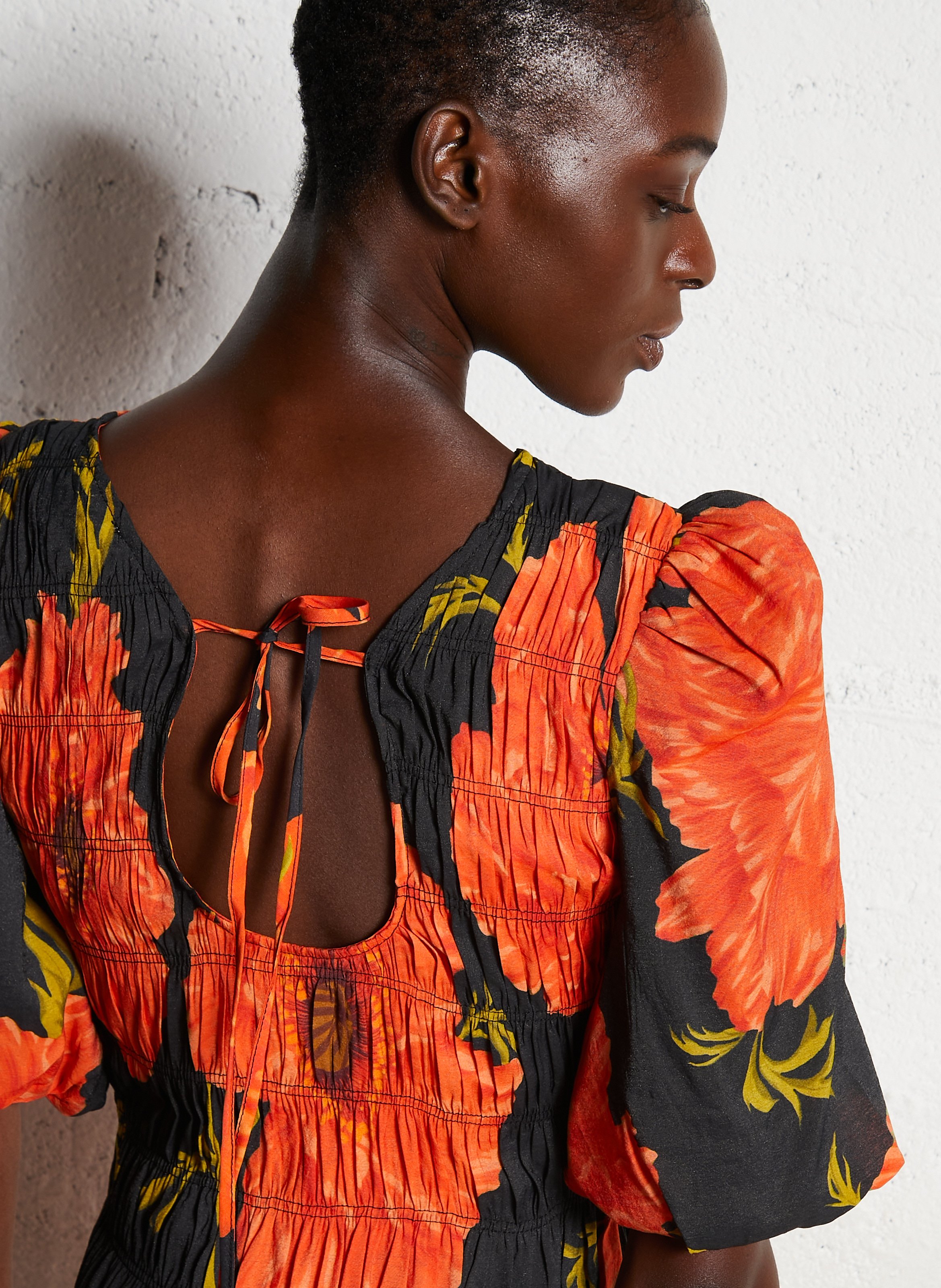 Robe courte col rond imprimé NEVER FULLY DRESSED Multicolore