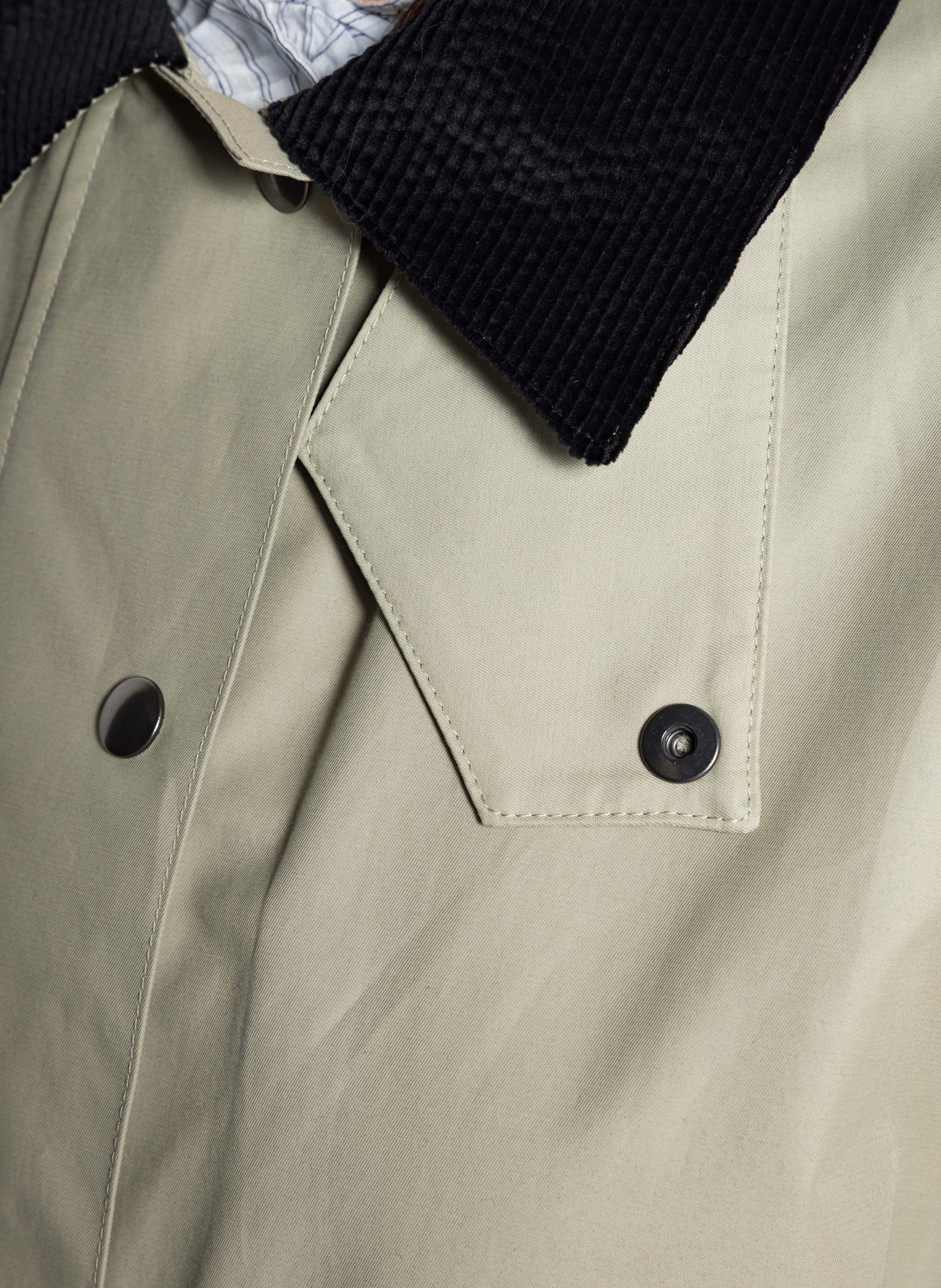 Veste oversize en coton mélangé MASSCOB Beige