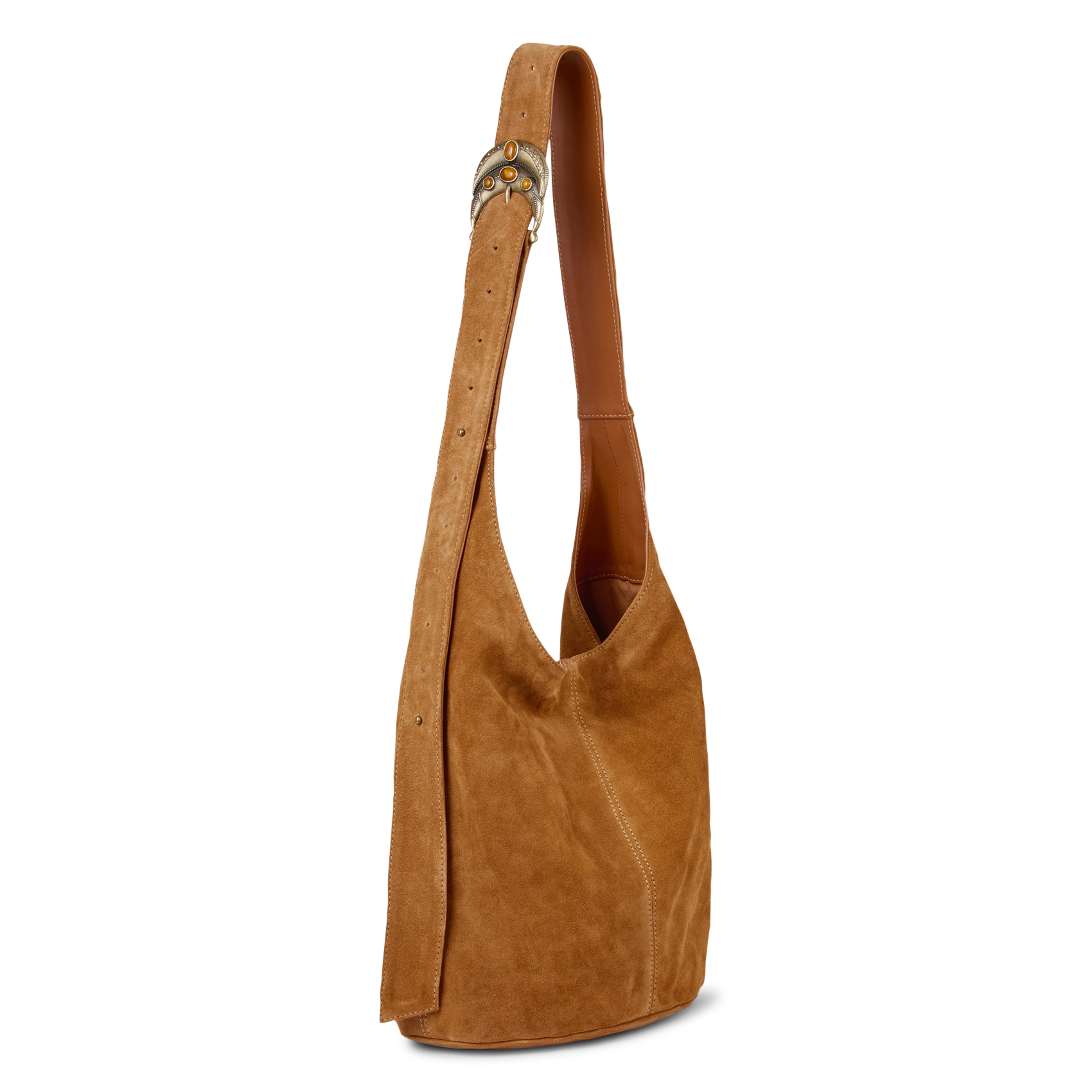 Buideltas van leer BA&SH Bruin