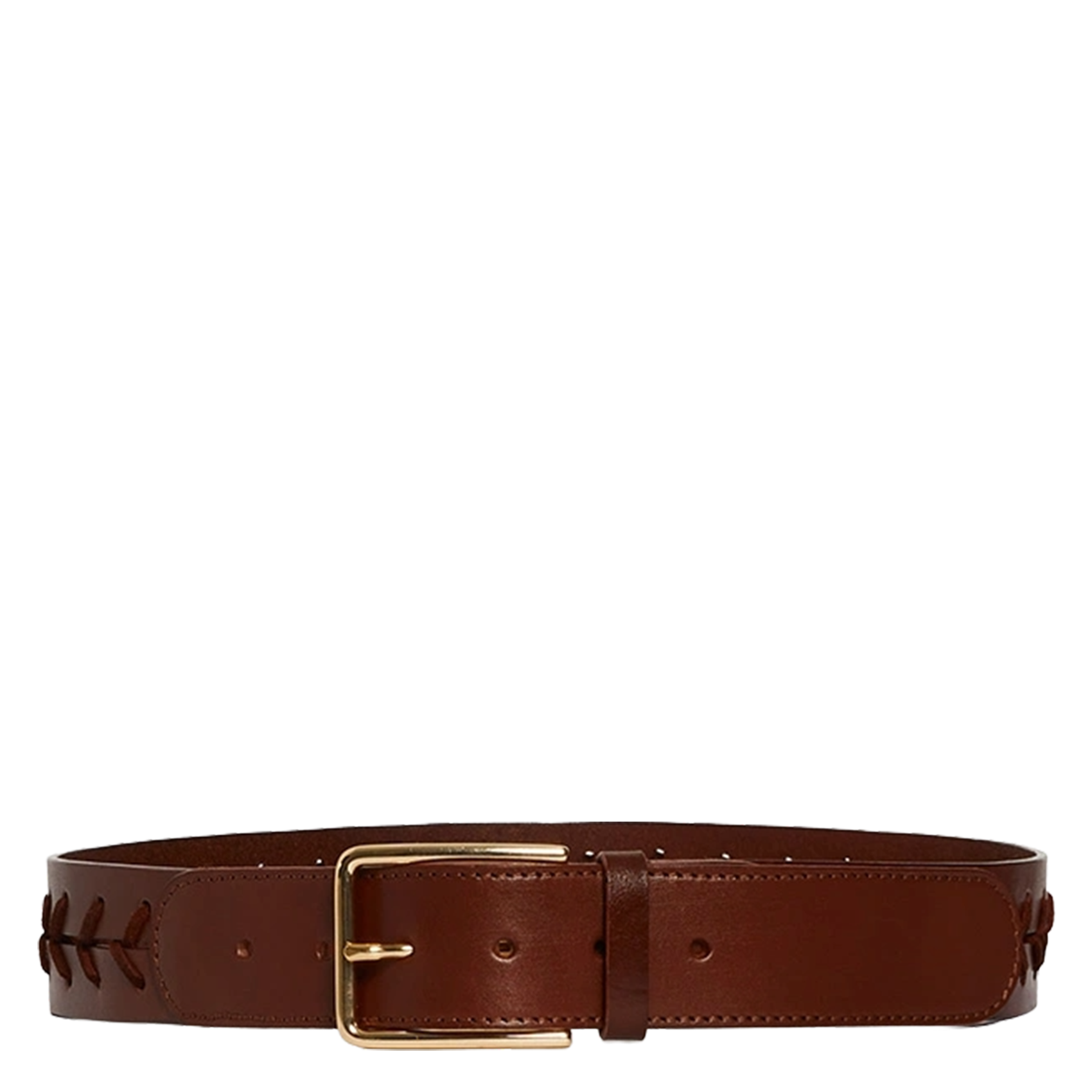 Ceinture en cuir lisse VANESSA BRUNO Marron