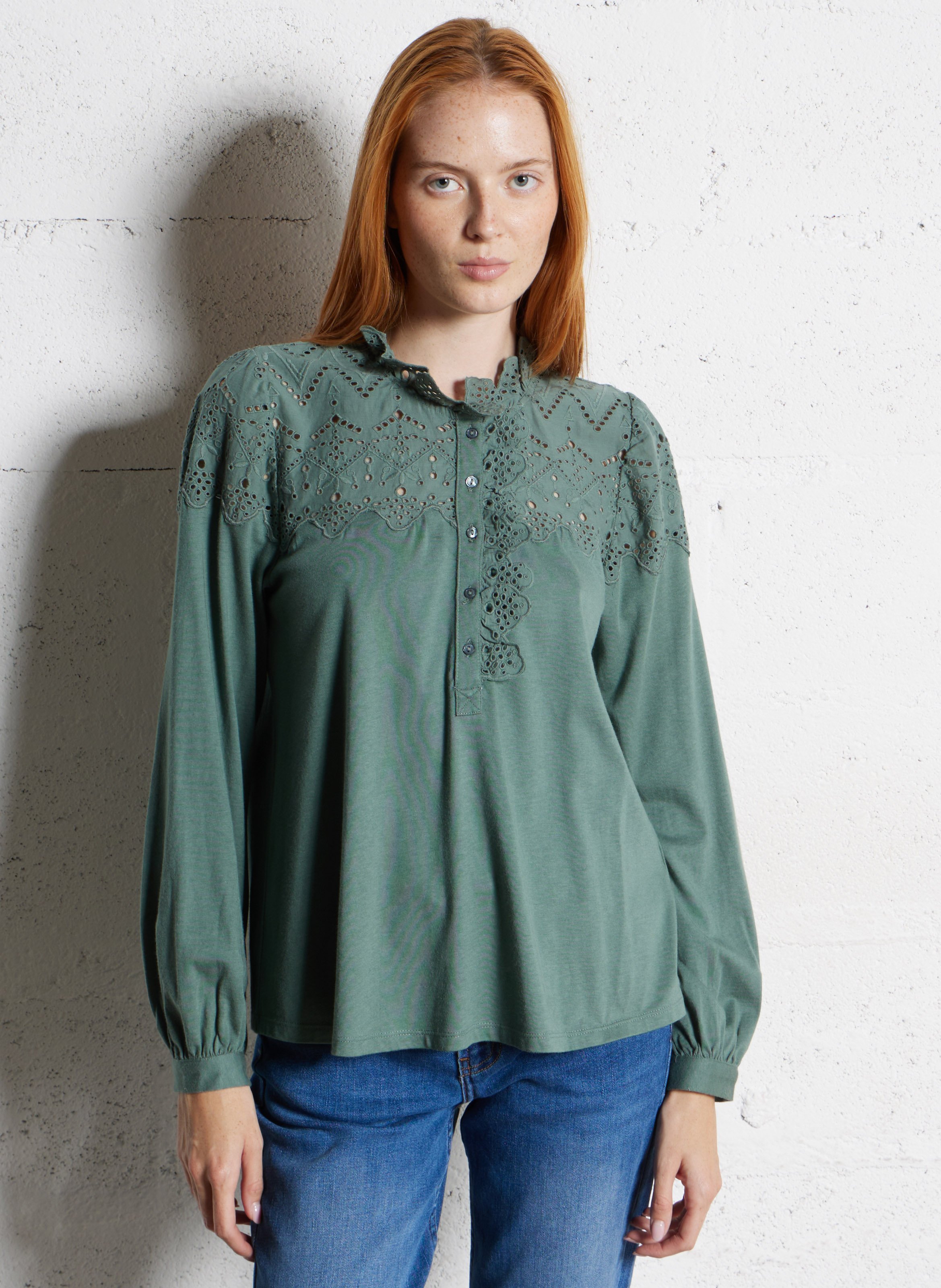 Top manches longues brodée SUD EXPRESS