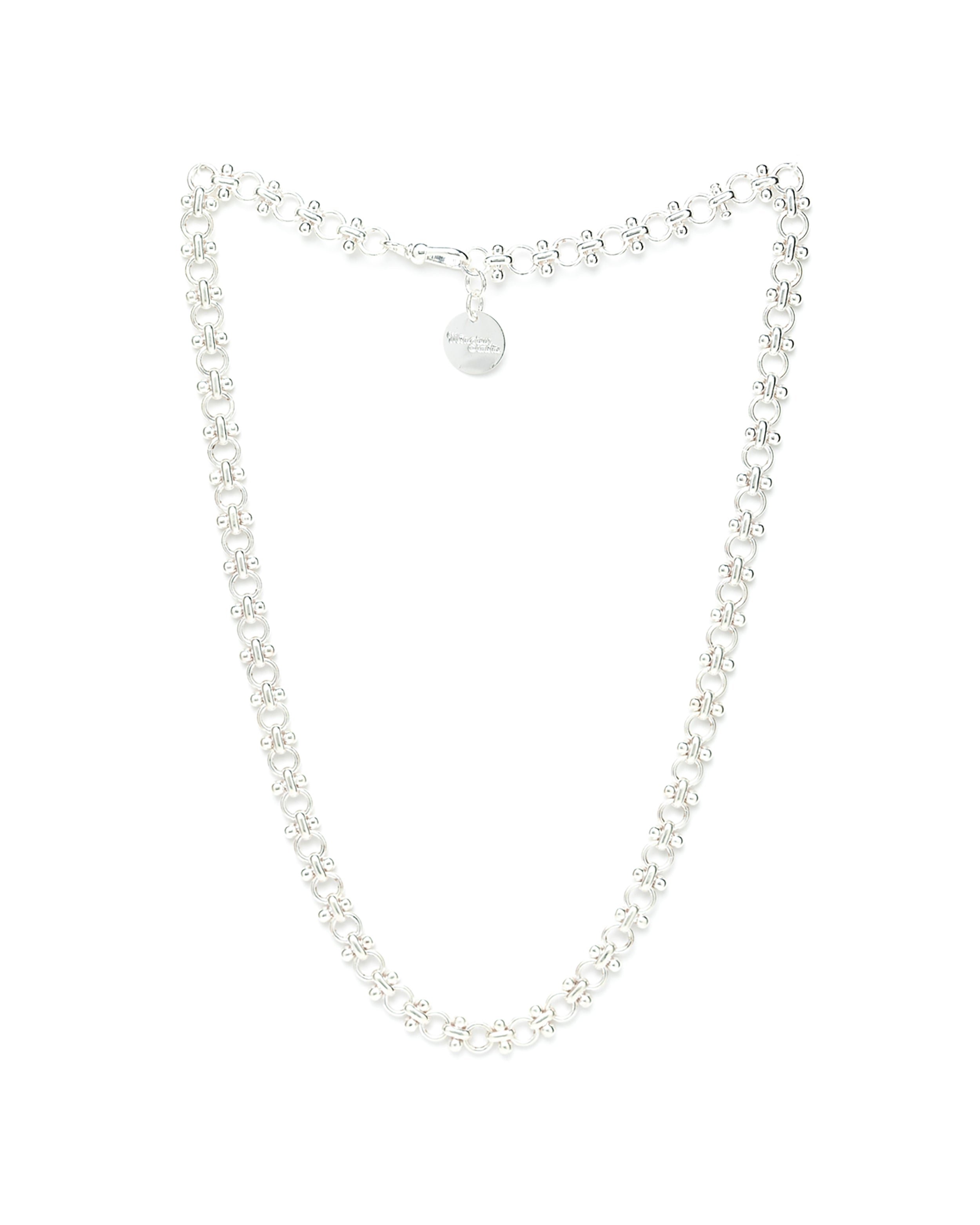 Maxi silver-plated necklace MONSIEUR SIMONE Silver