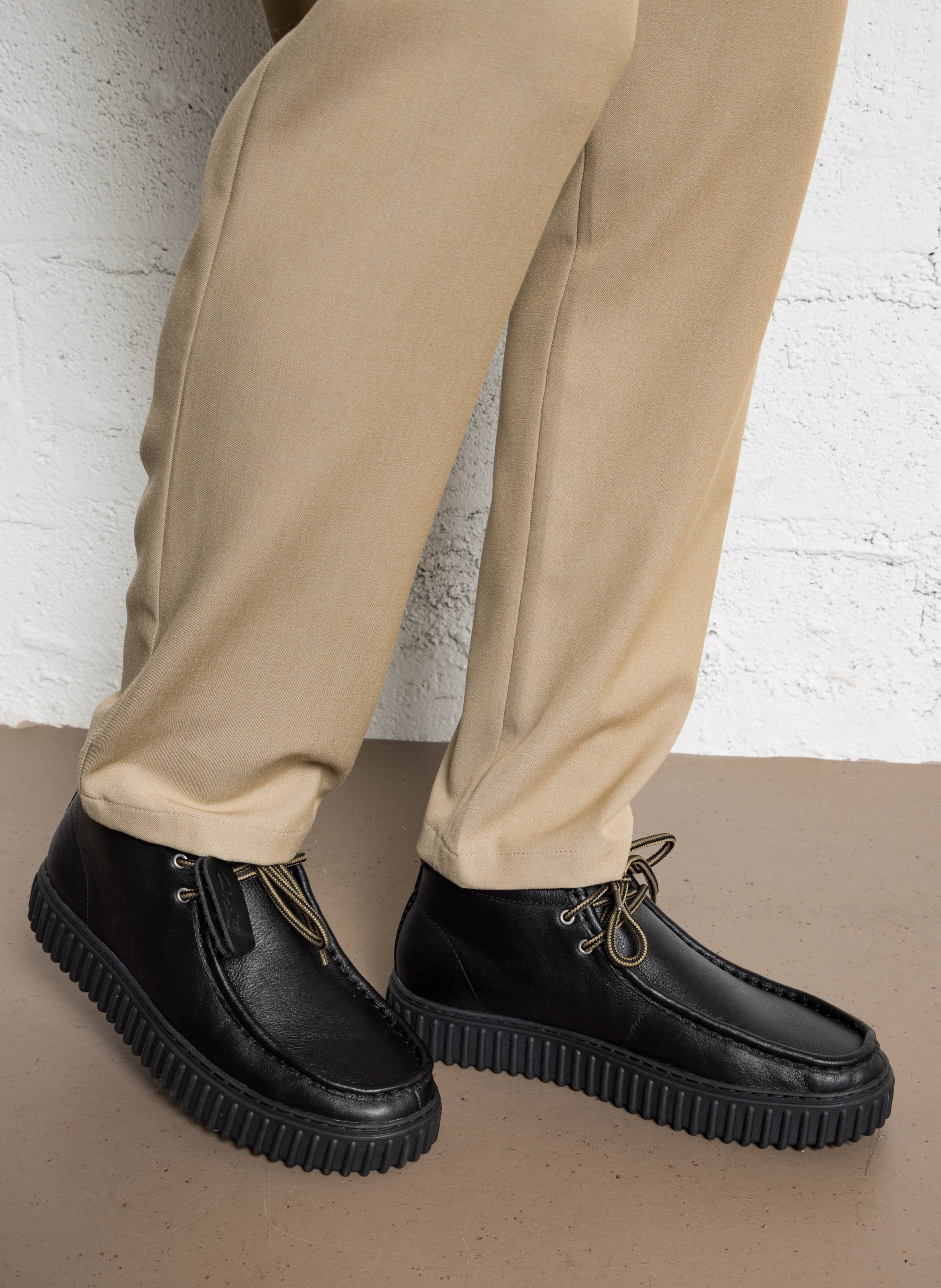 Arthus leather Derby shoes  CLARKS Black