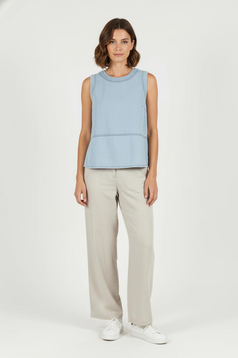 Top & tank top TARA JARMON - Seconde Main Blue