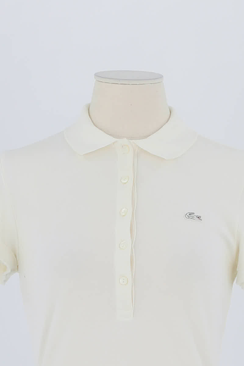 Polo shirt LACOSTE - SECONDE MAIN White