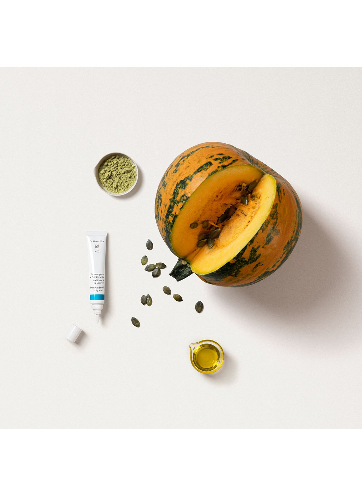 Pumpkin Seed Scalp Mask DR. HAUSCHKA No color