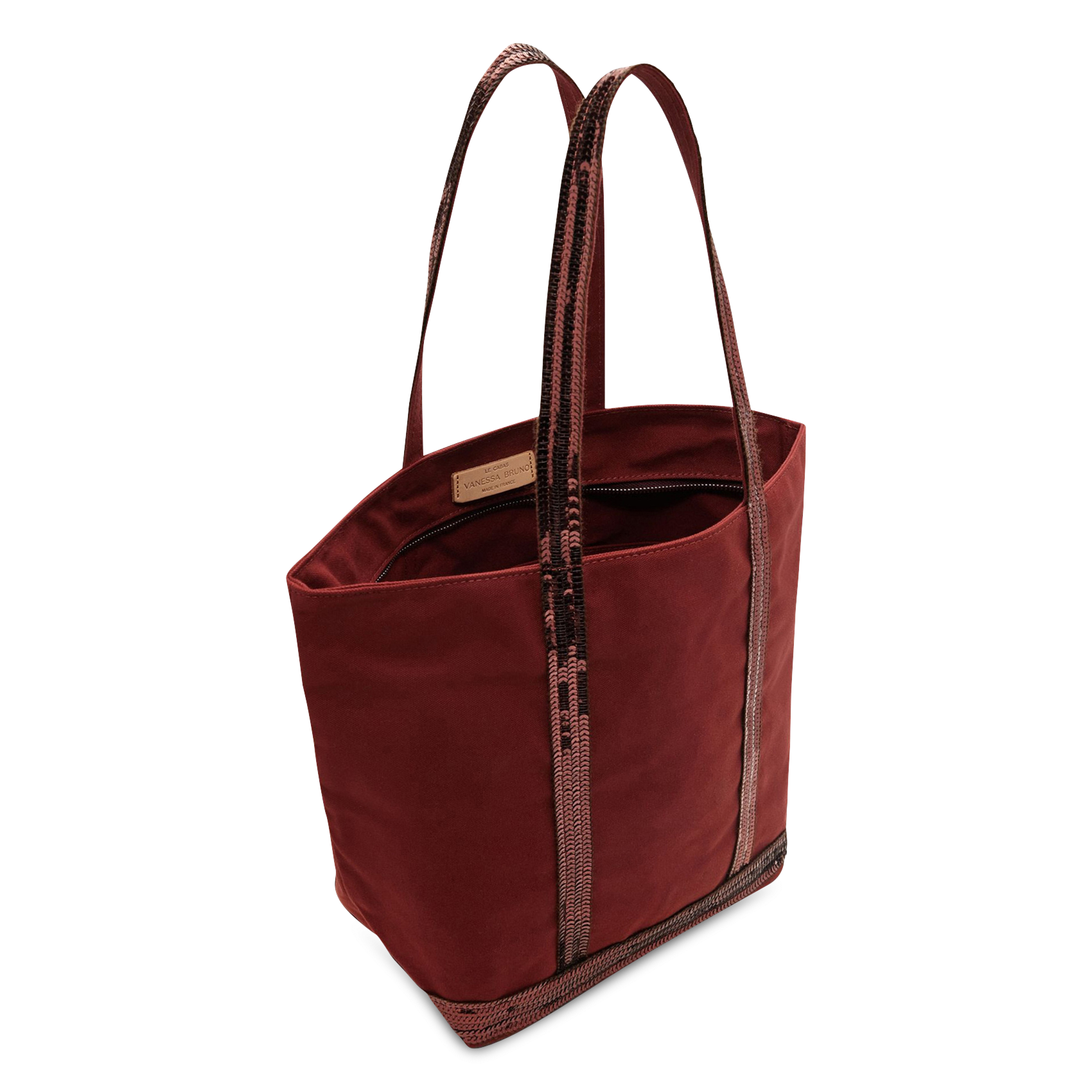 Katoenen shopper VANESSA BRUNO Bruin