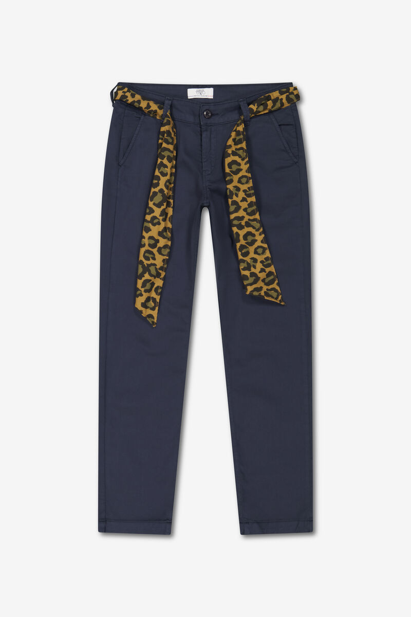 Straight pants LE TEMPS DES CERISES Blue