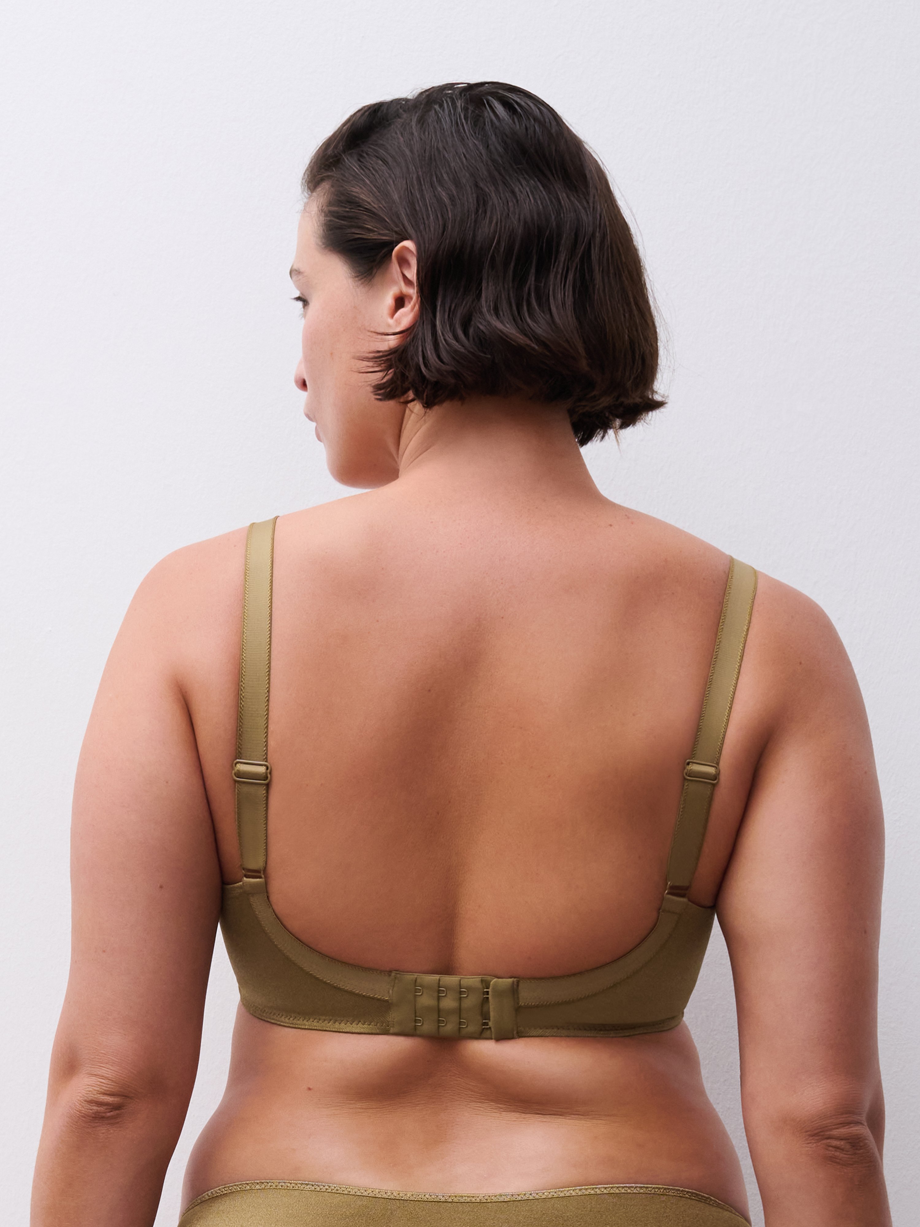 Moulded full-cup bra Green