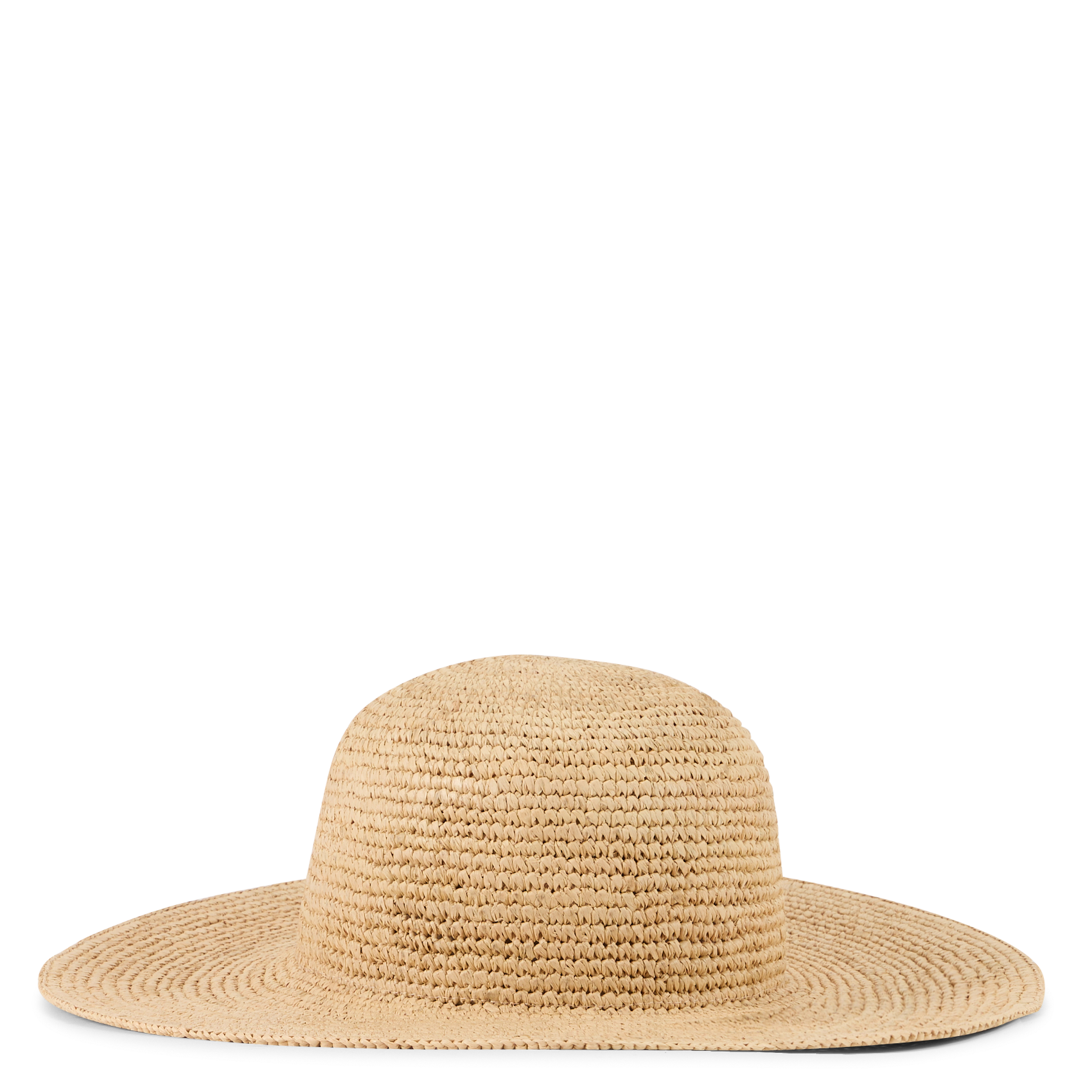 Chapeau capeline en raphia  CAMALYA Beige