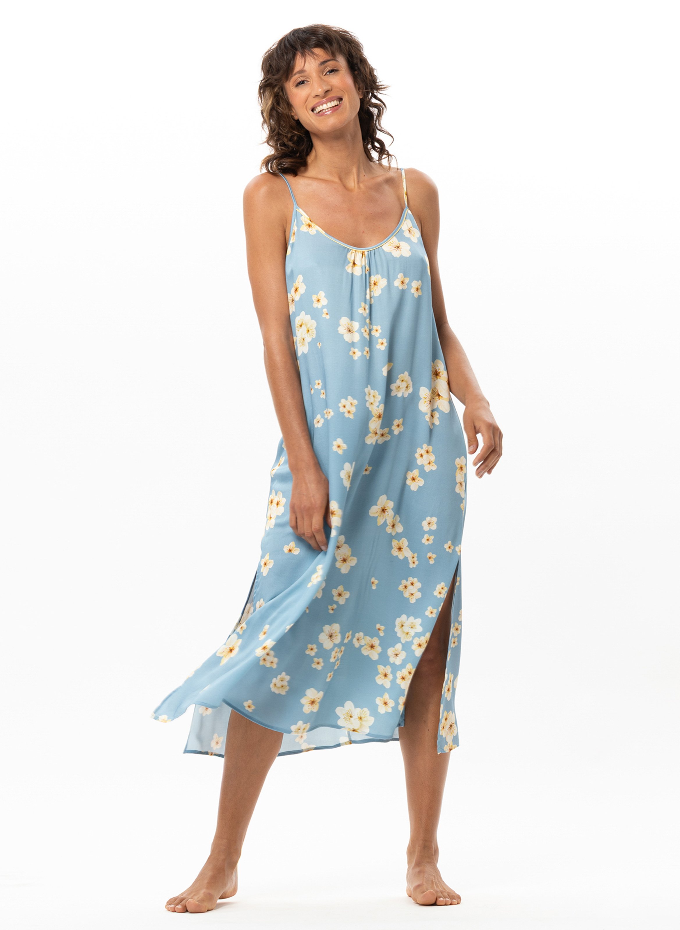 Long viscose nightgown LE CHAT Multicolored