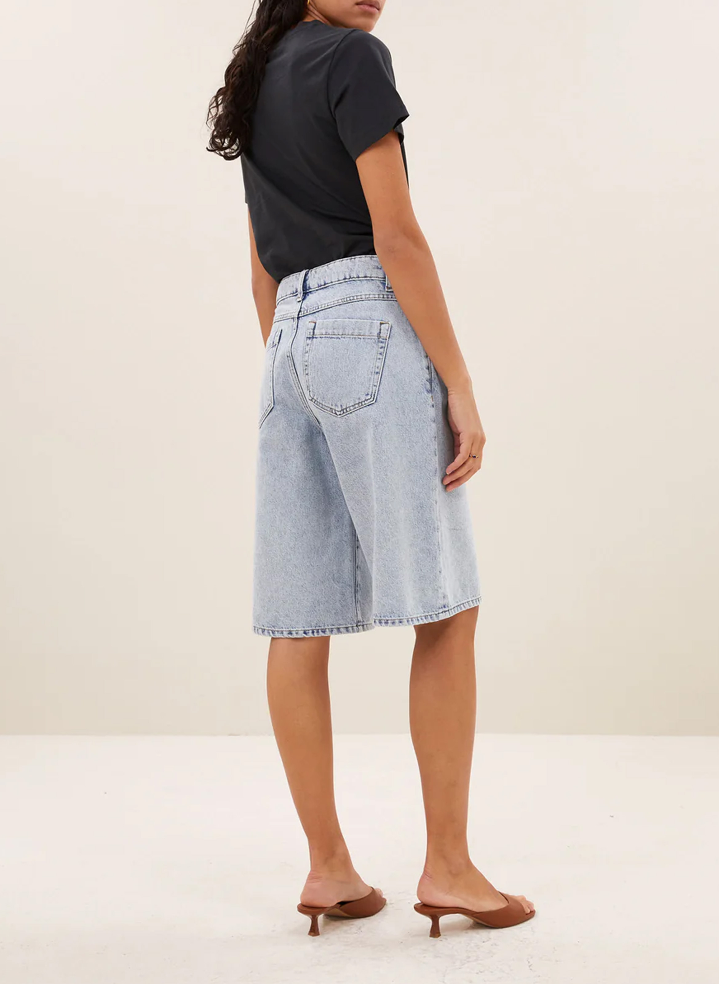Große Bermuda-Shorts aus Bio-Baumwolle BY BAR Blau