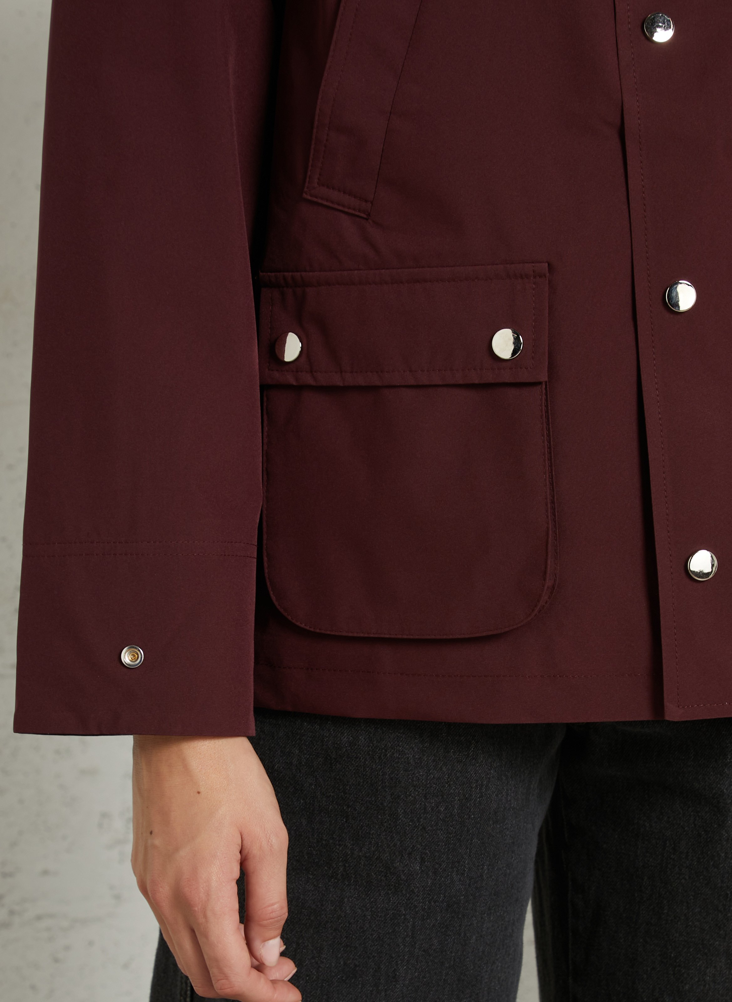 Jacket with classic collar FLOTTE Plums