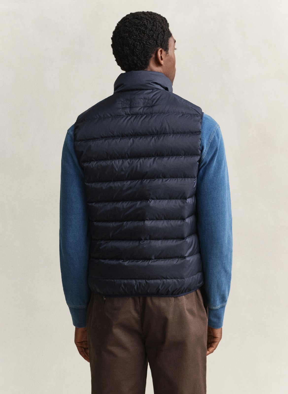 Ärmellose Steppweste mit Stehkragen GANT Blau