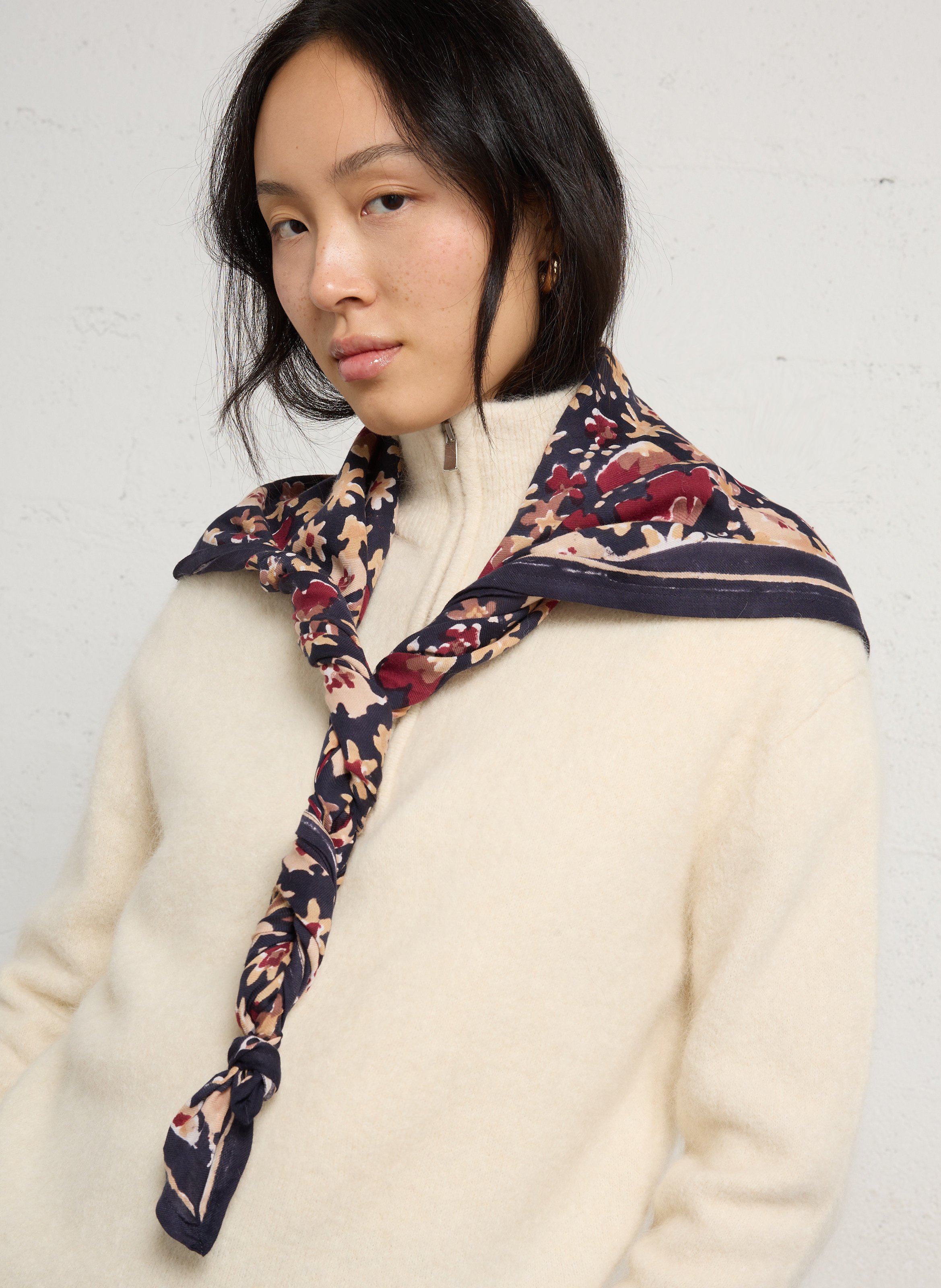 Baumwolltuch mit Print APACHES COLLECTIONS Mehrfarbig