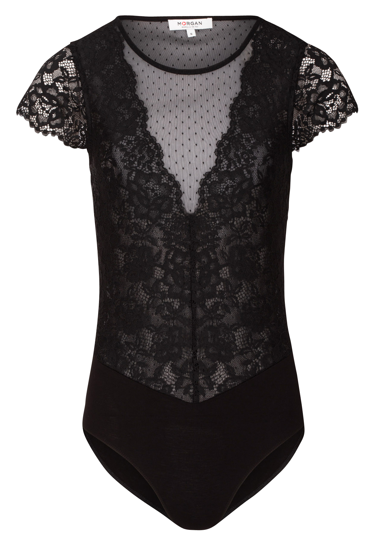 Body en dentelle Noir
