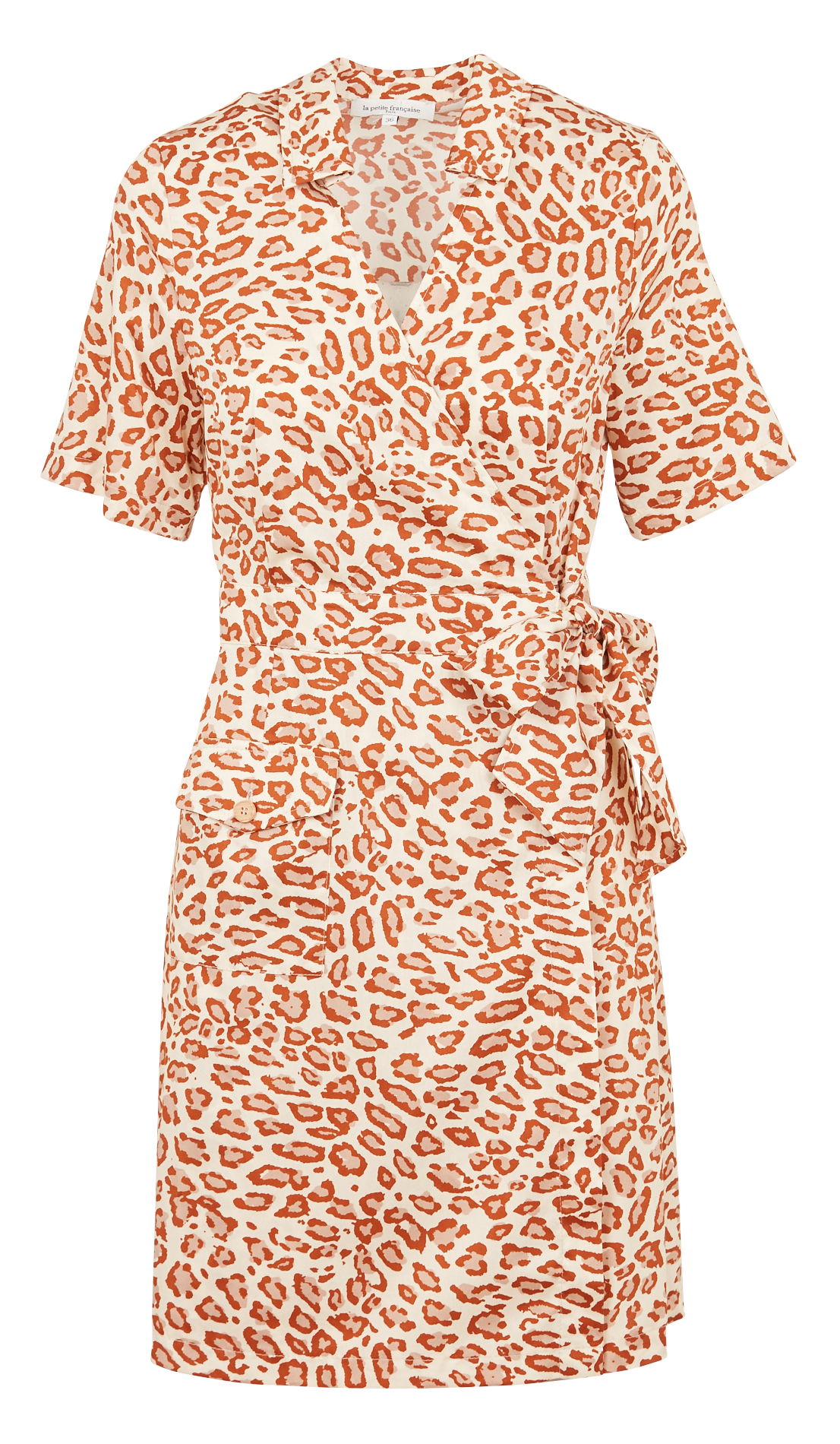 Printed cotton wrap dress LA PETITE FRANCAISE Multicolored