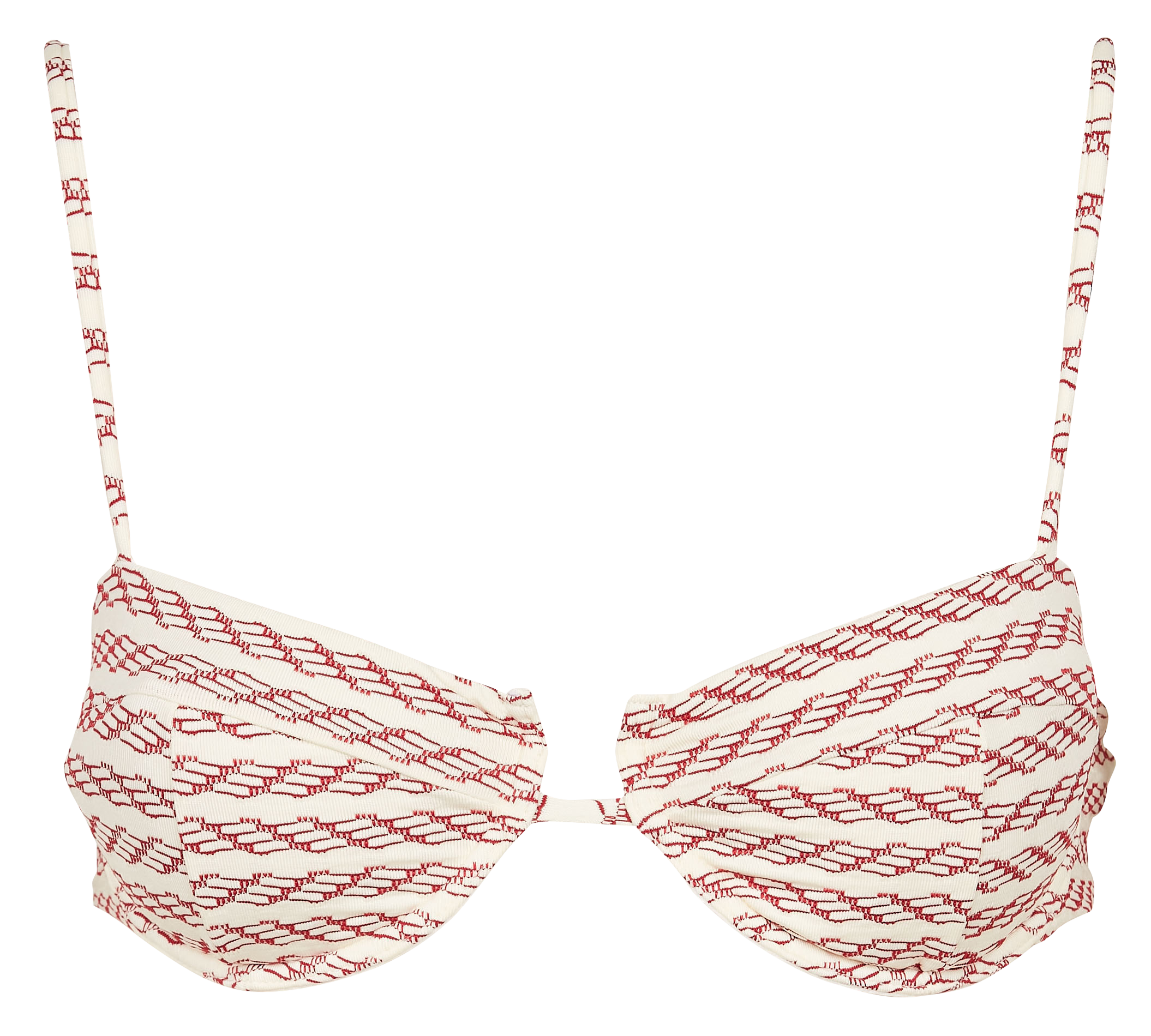 Haut de maillot de bain balconnet jacquard ROBIN COLLECTION Multicolore