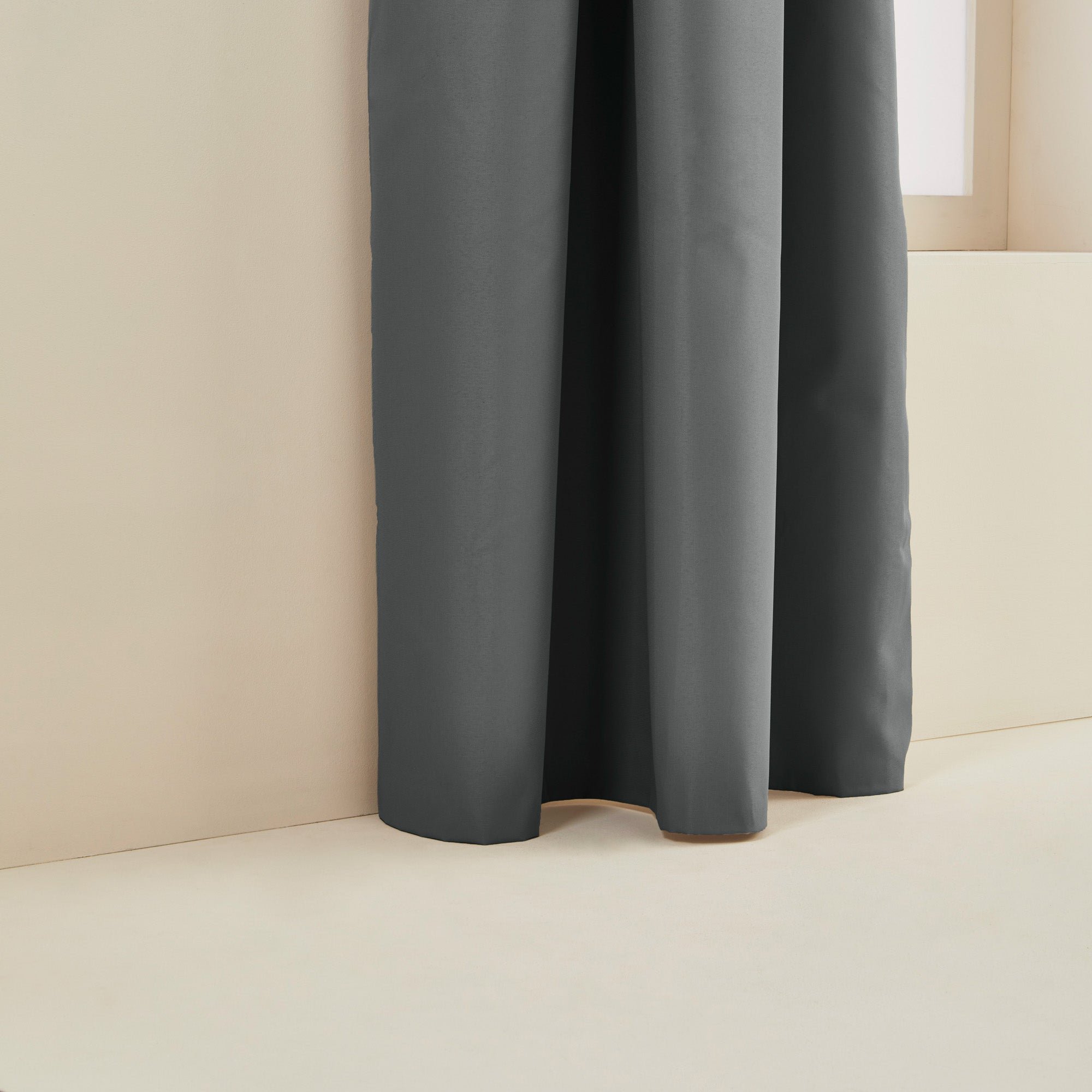 OCCULTANT - Blackout curtain with gathering tape MADURA Grey