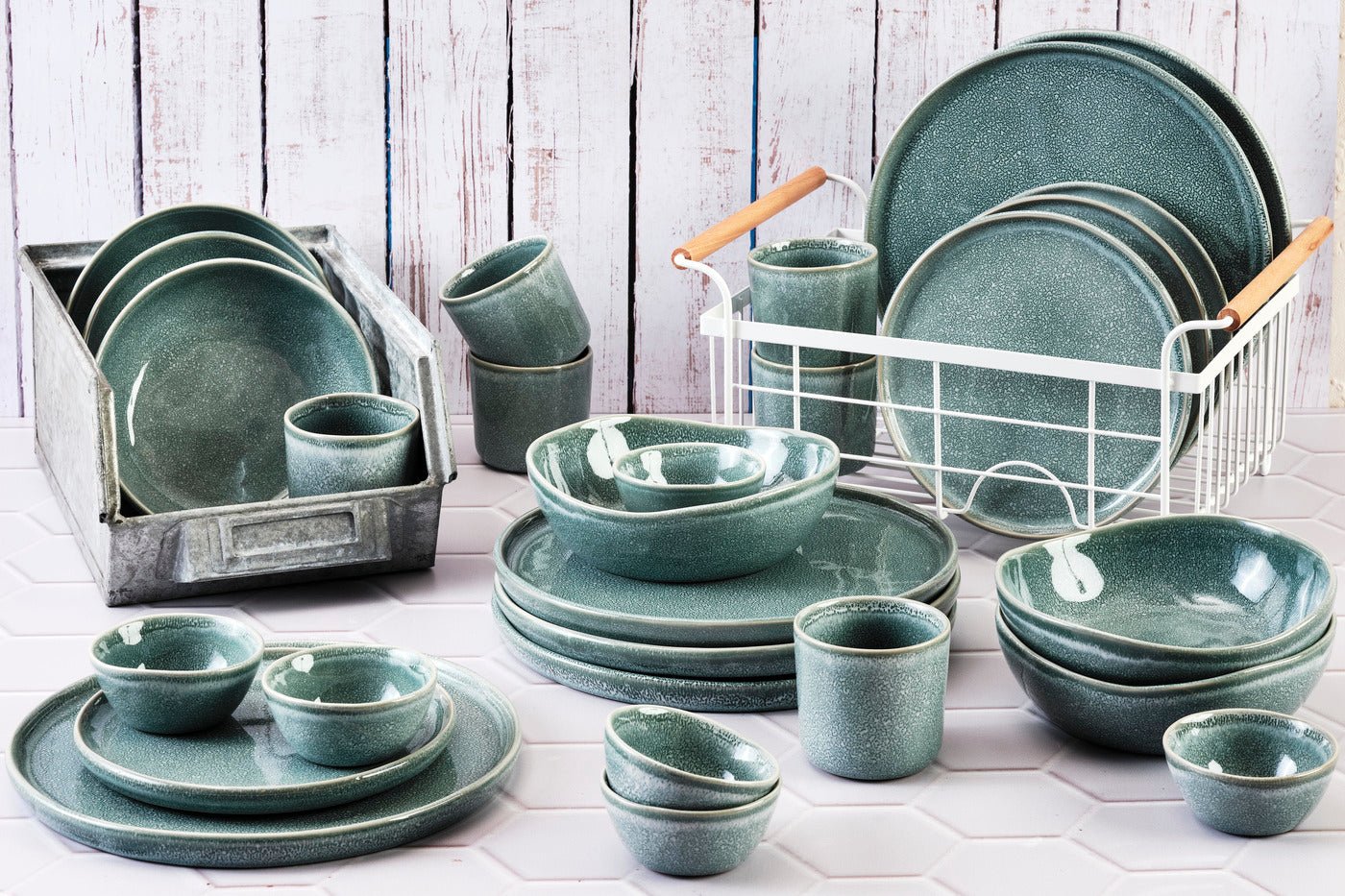 Complete Service Magma - 30 pieces - Cobalt BJORN Blue