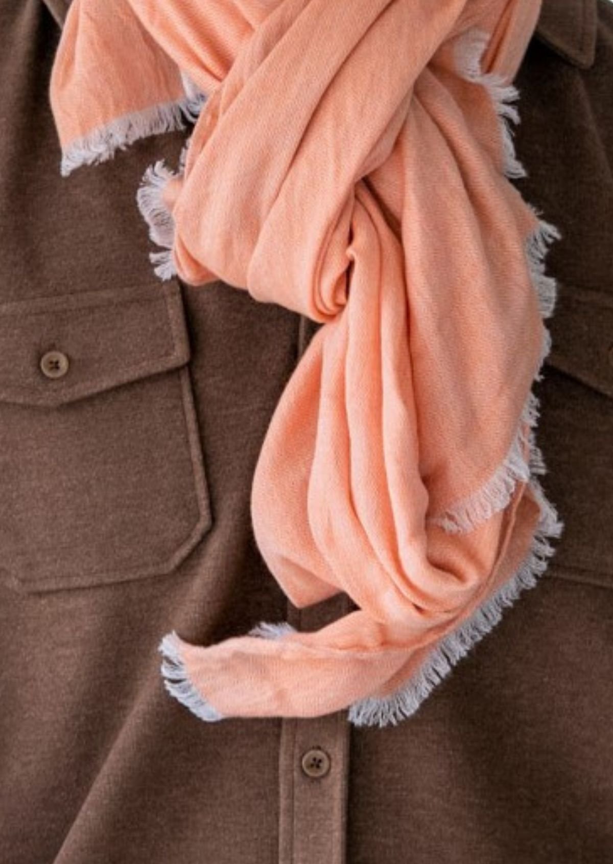 Organic cotton scarf BILLYBELT Orange