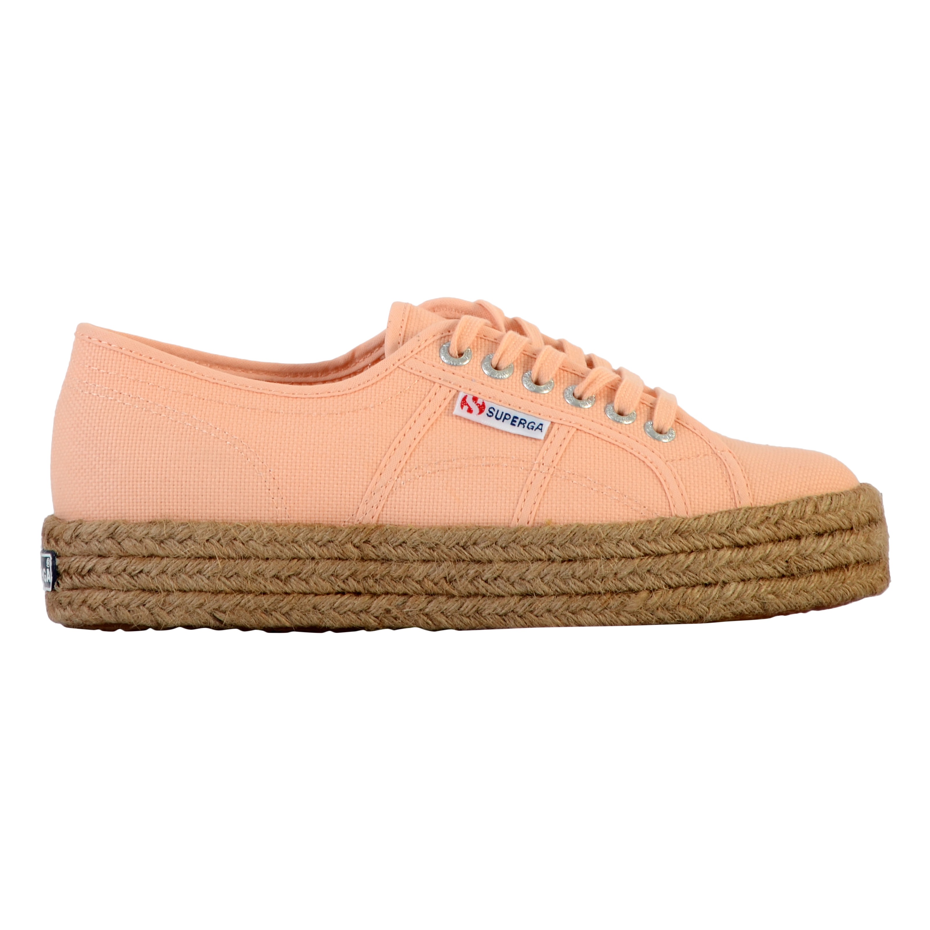 Superga Rope Low-Top Lace-Up Sneakers SUPERGA Pink